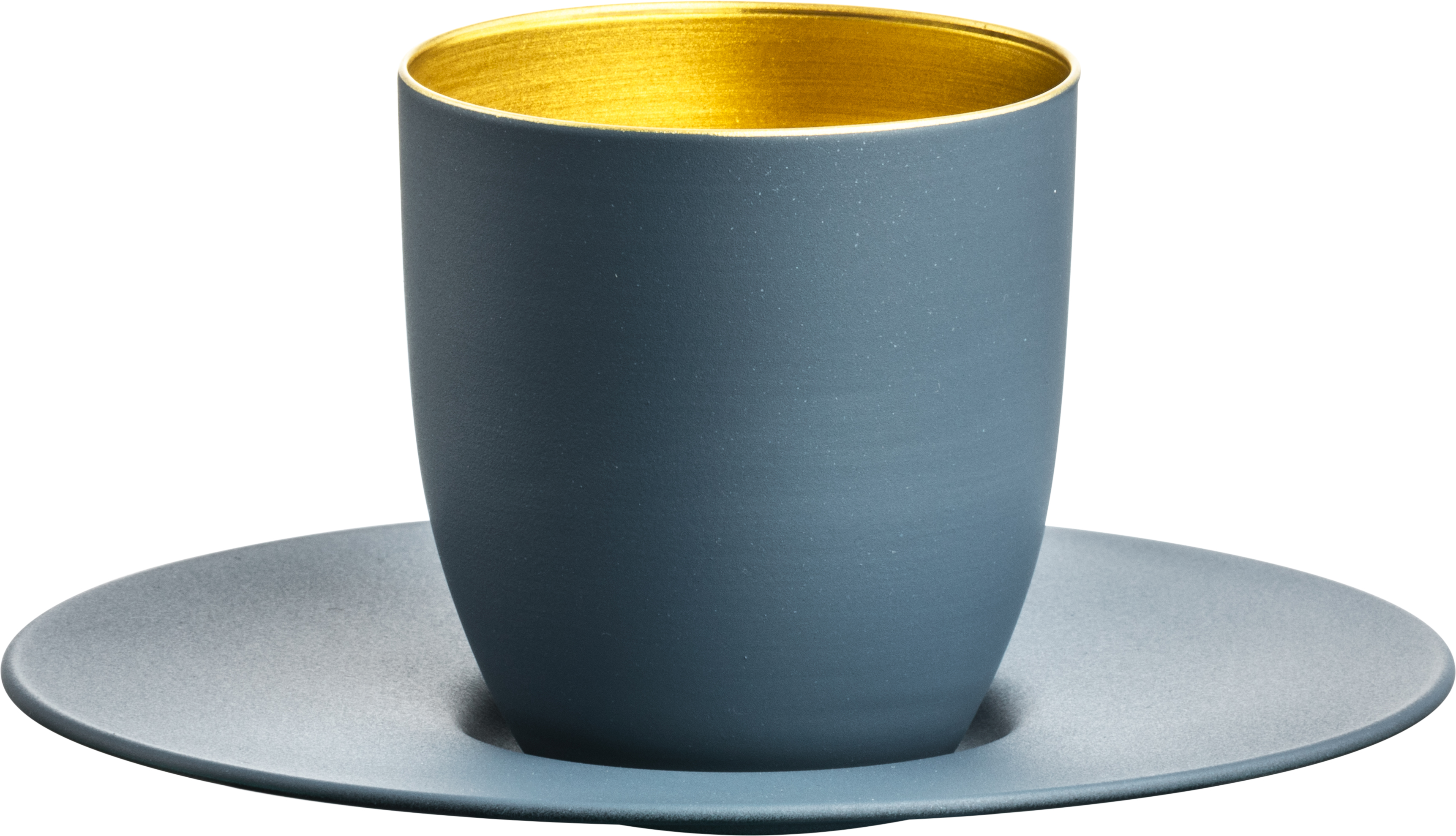 Espresso-Set petrol/gold COSMO COLLECT