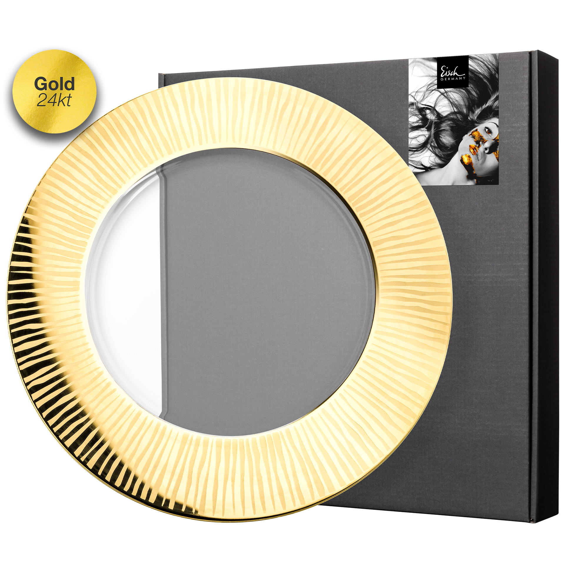 Plate gold Ø 320 mm ELIOR