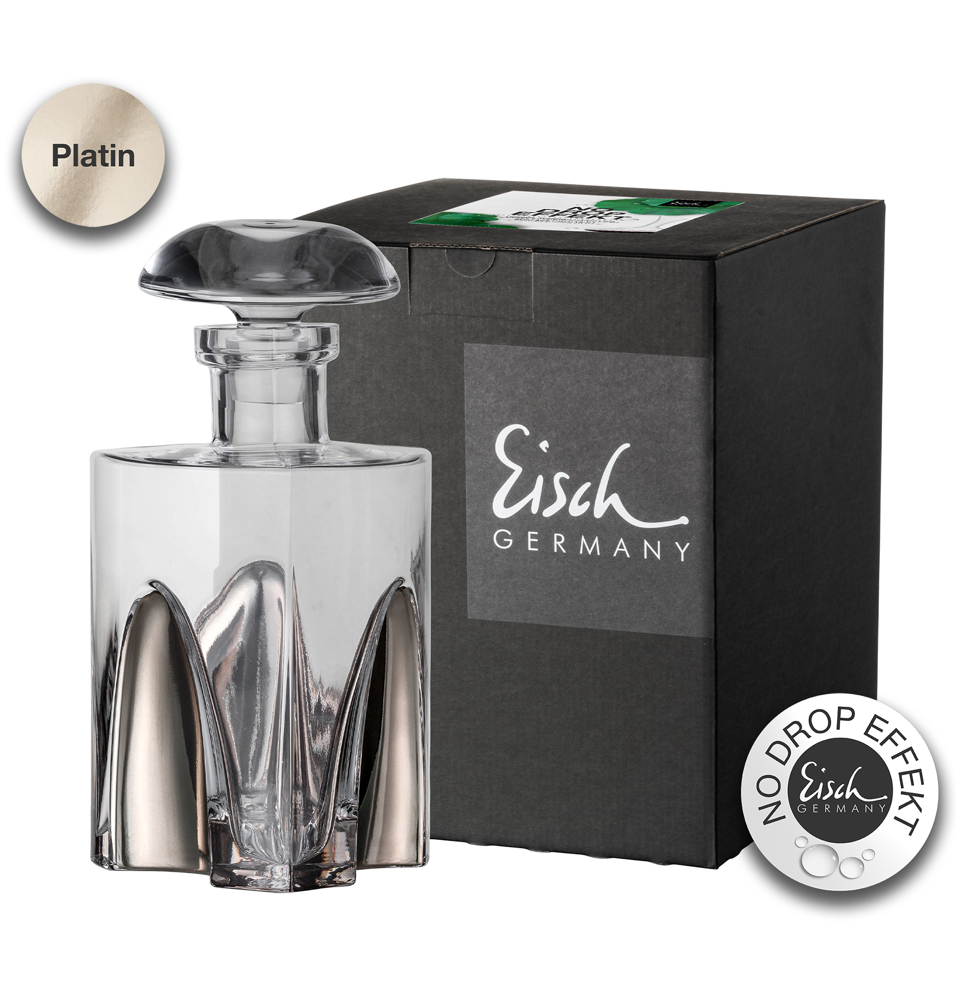Whisky carafe platinum No Drop Effect 0,75l GENTLEMAN