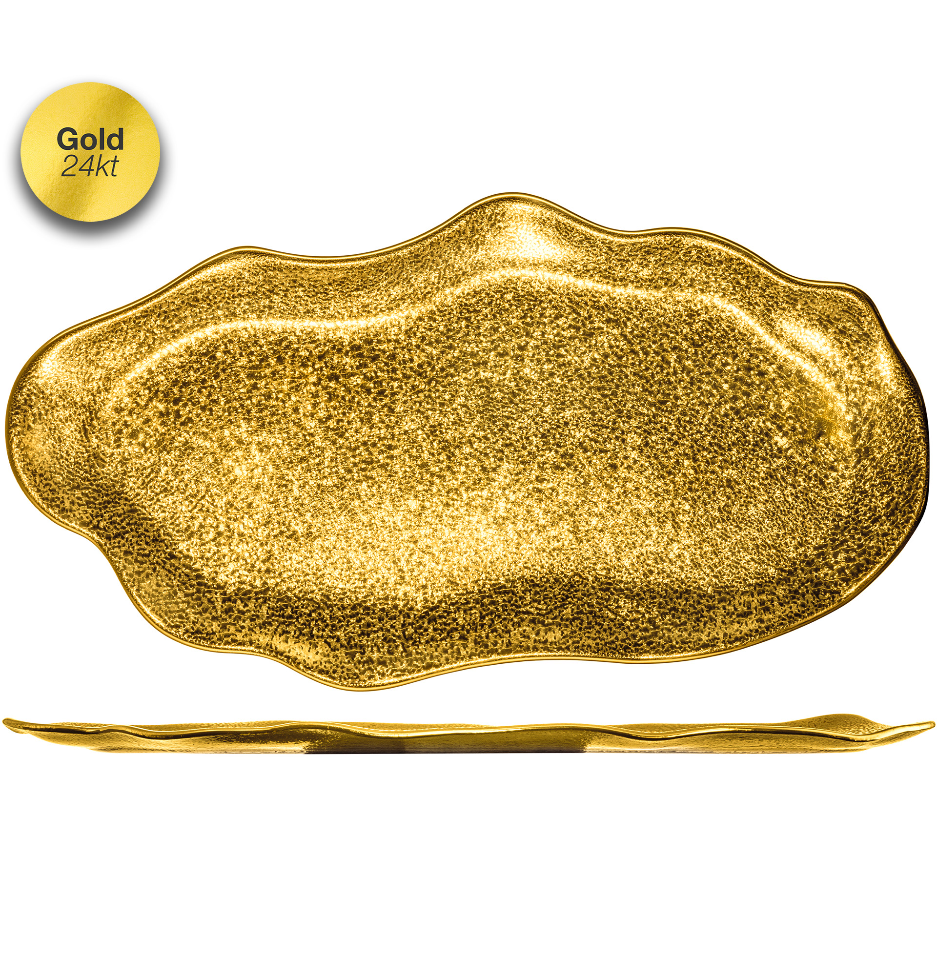 Plate gold 480 x 265 mm GOLDRUSH