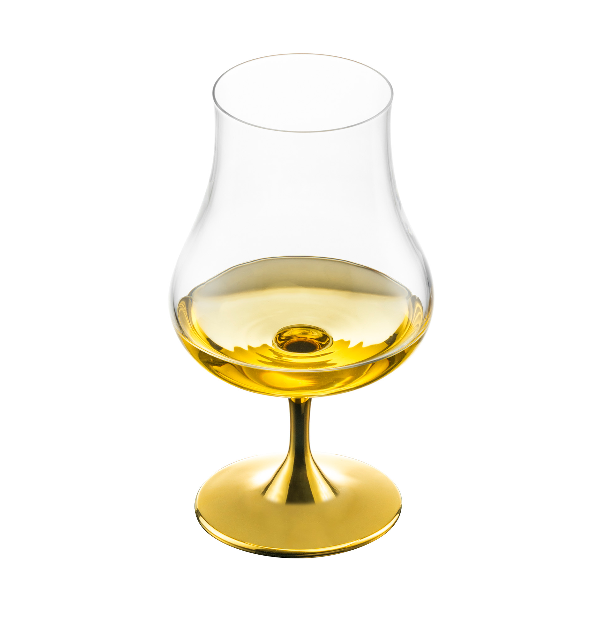 Universal Spirituosenglas gold mit Aromendeckel I EISCH