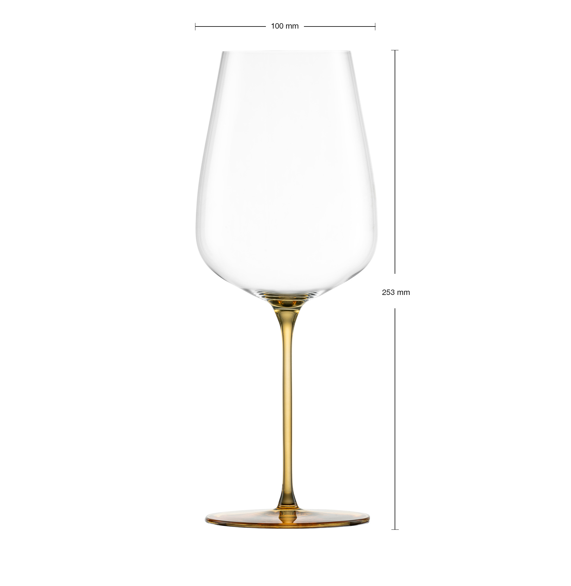 Allround wine glasses powerful & rich amber INSPIRE SENSISPLUS