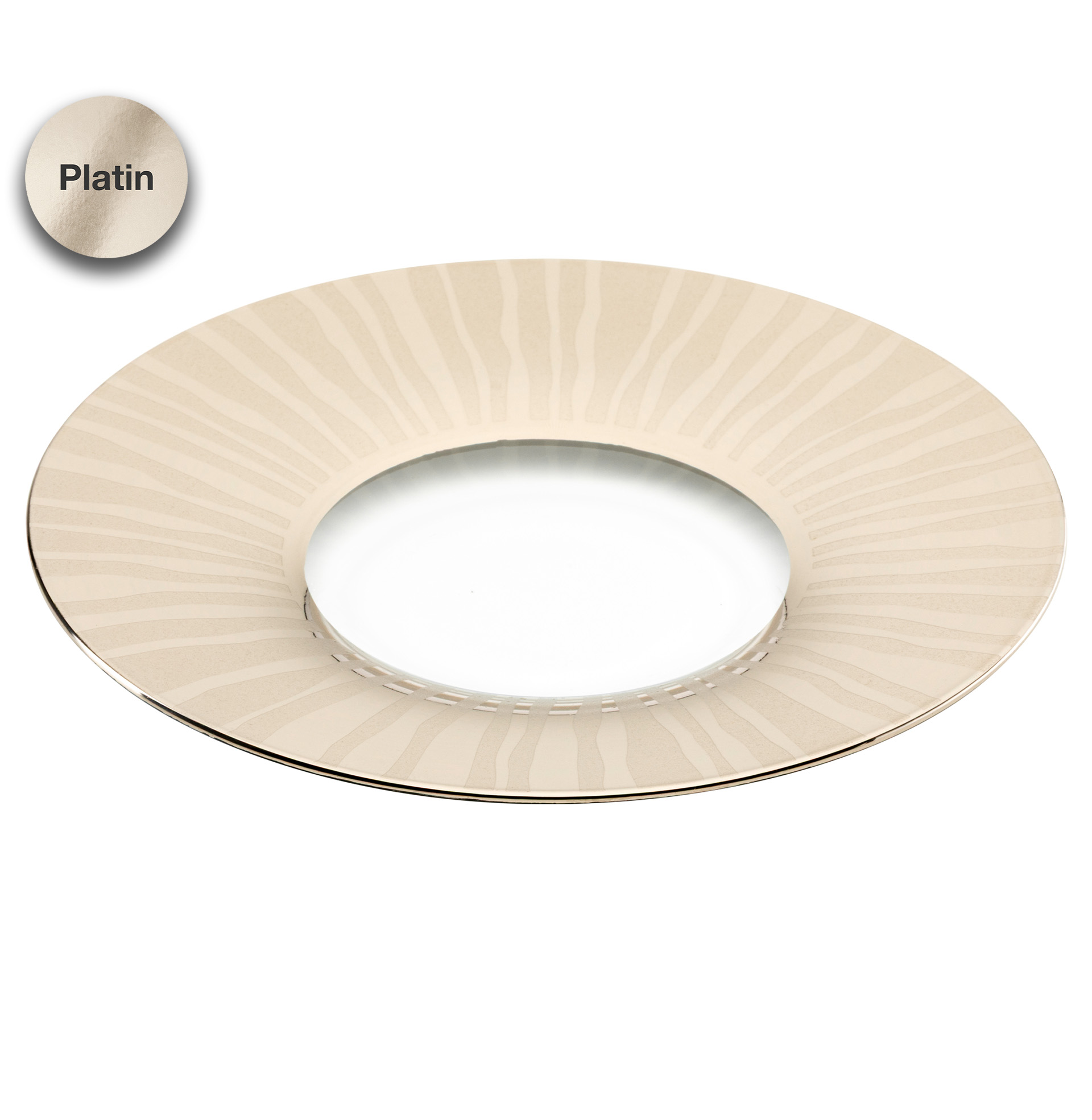 Cappuccino-Untertasse sun platin COSMO