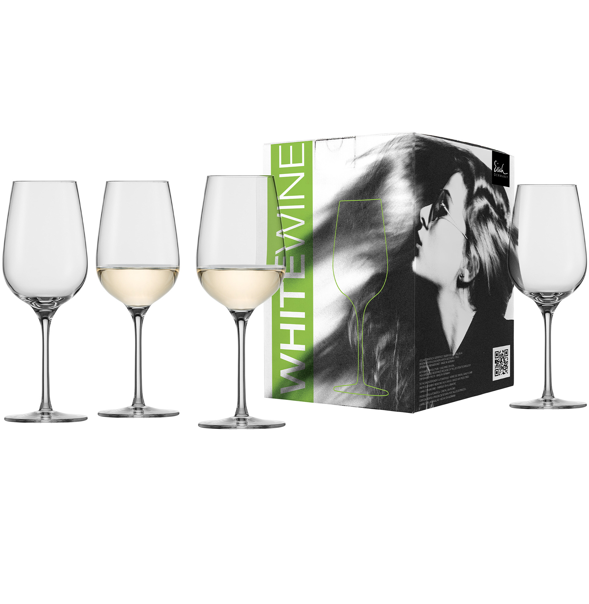 Set of 4 whitewine glasses VINEZZA