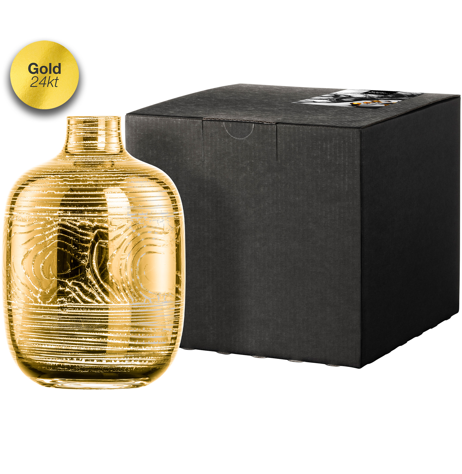 Vase gold 170 mm GOLDLEAF