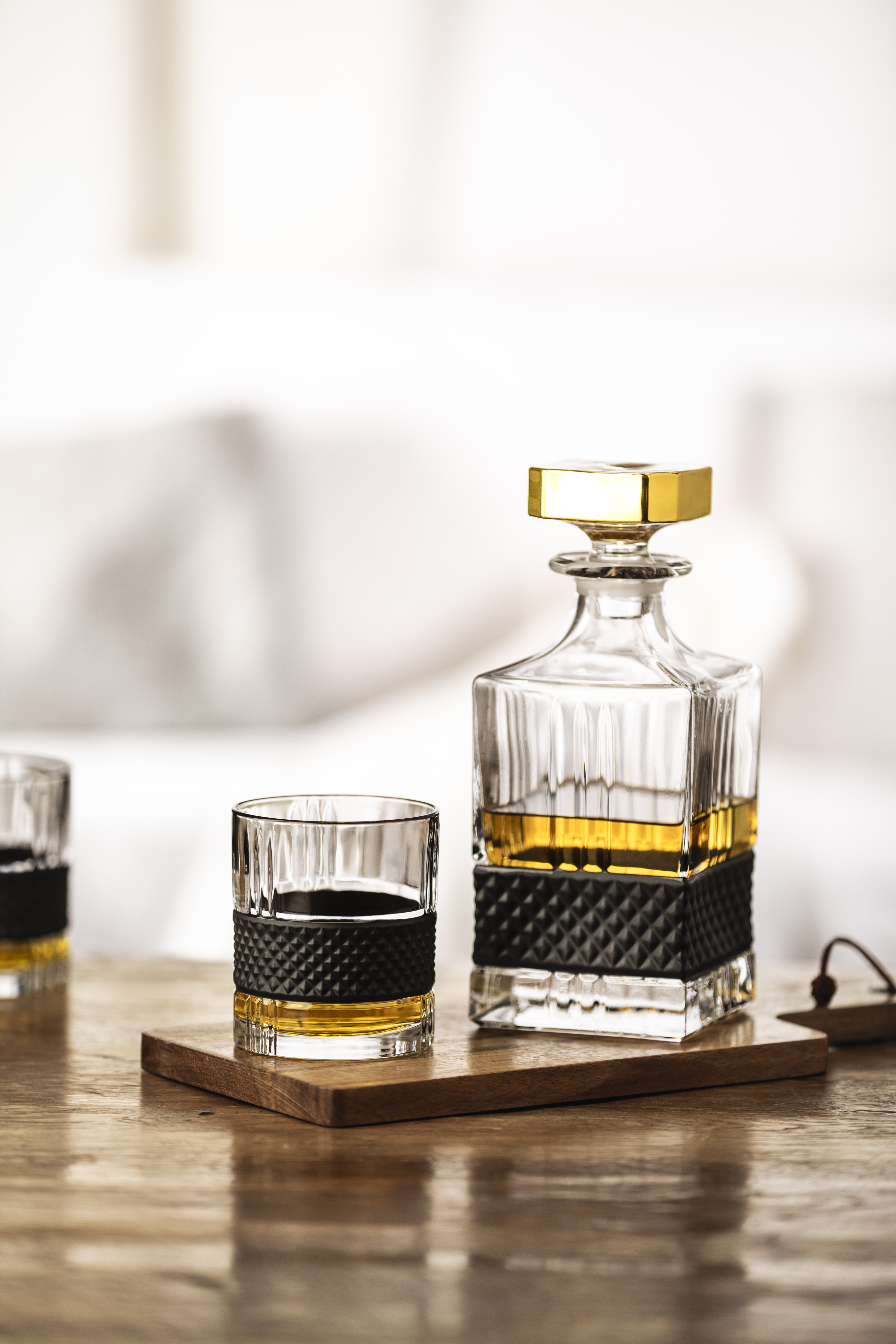 Whisky set black/gold No Drop Effect GLEN