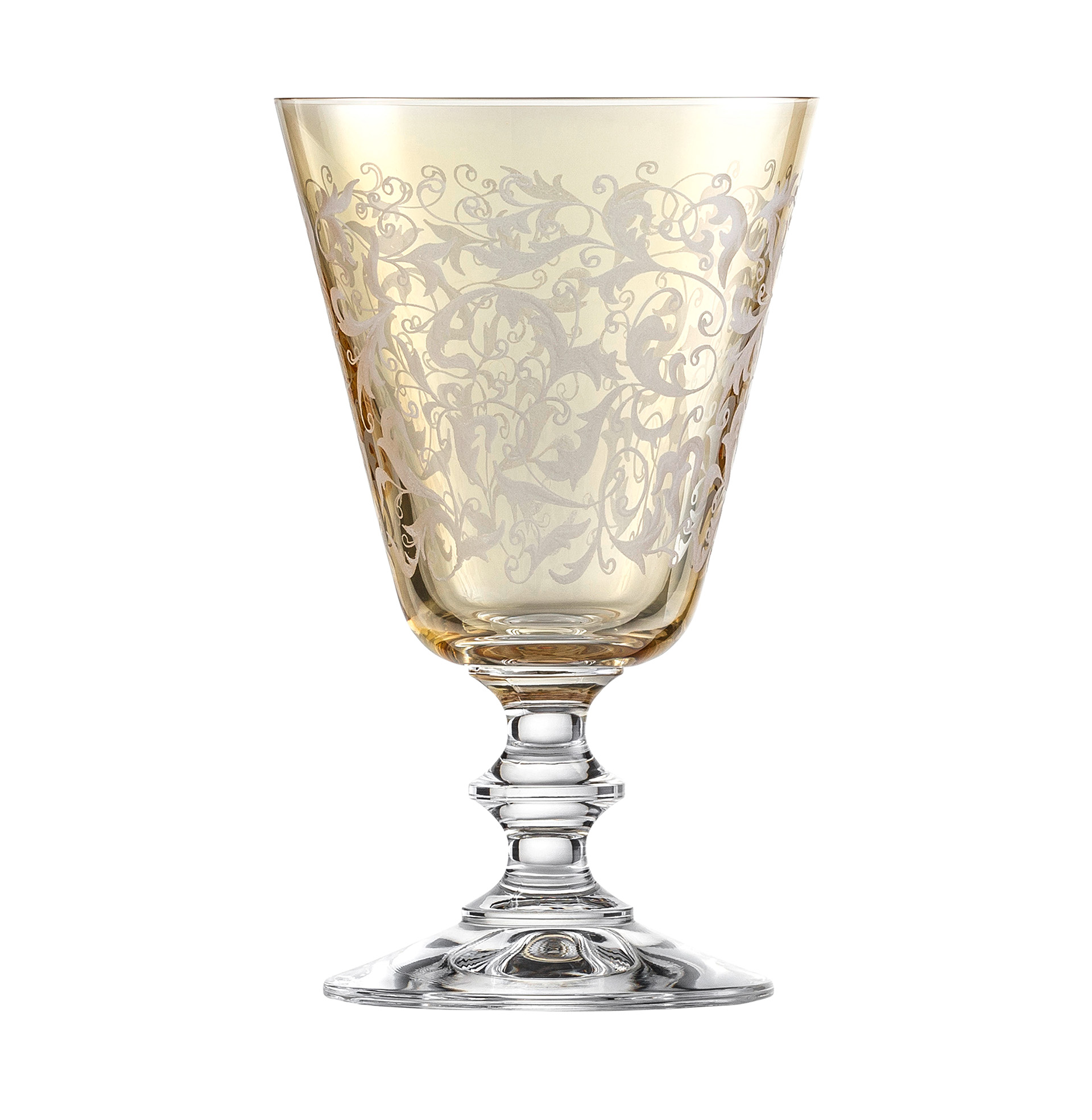 Red wine glasses amber TOULOUSE