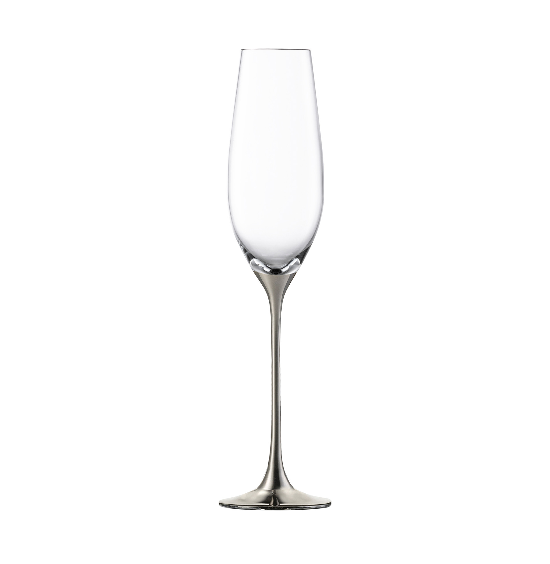 Sekt/Champagnerglas platin 2er Geschenkkarton I EISCH