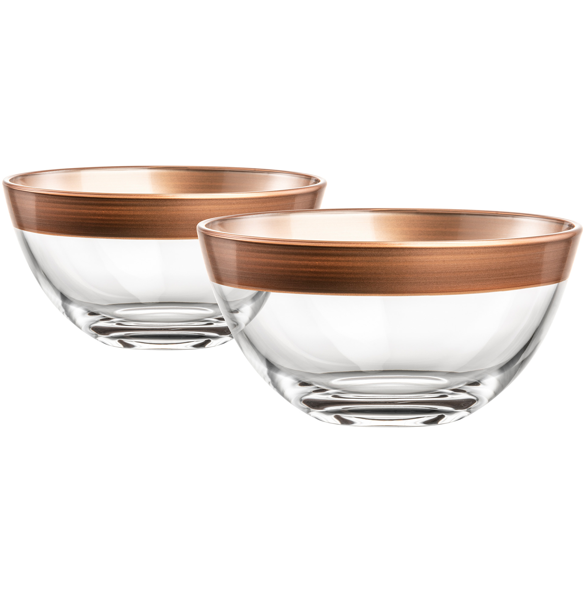 Set of 2 bowls copper Ø 140 mm KAYA