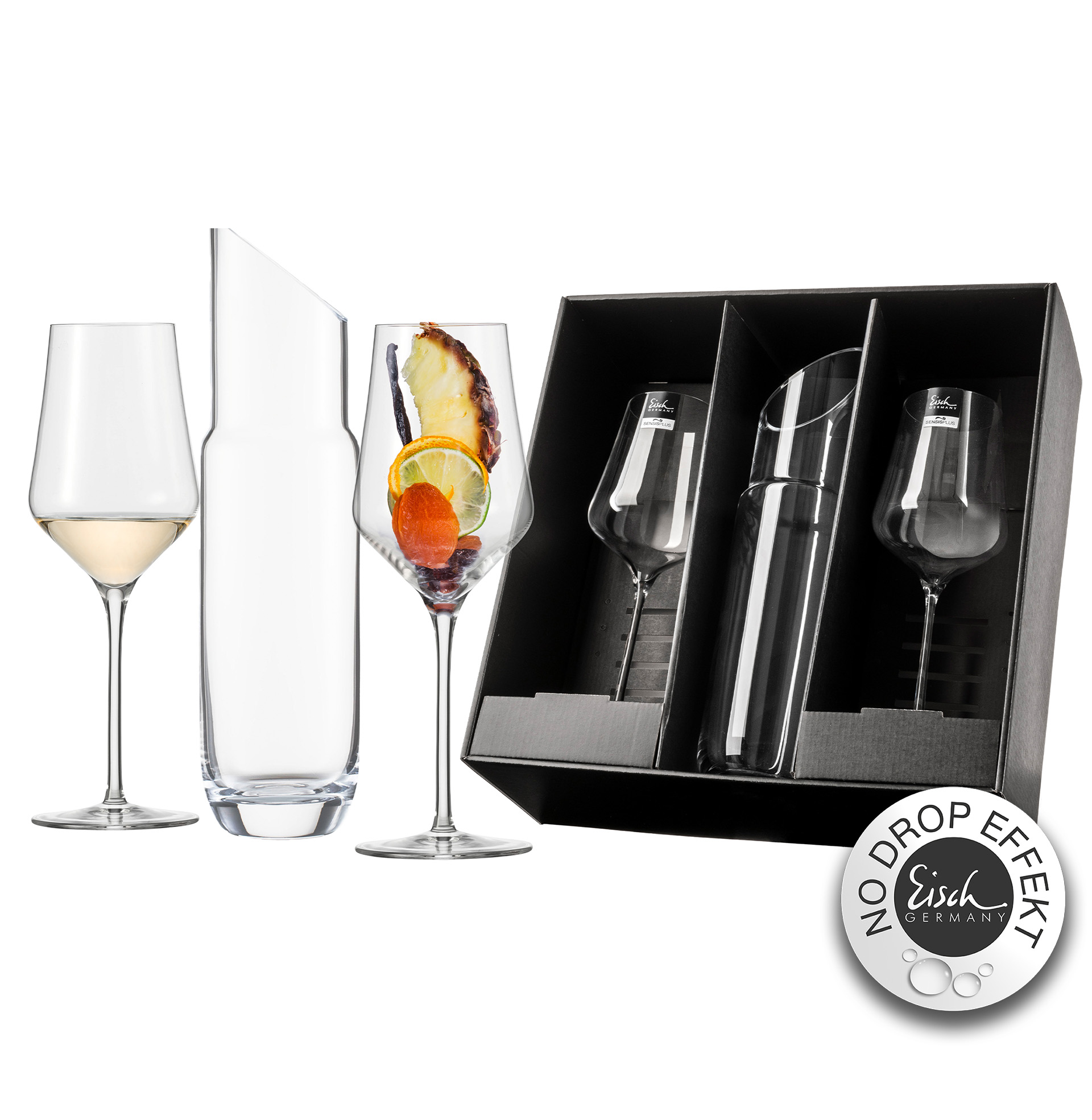 Gift set white wine SKY SENSISPLUS