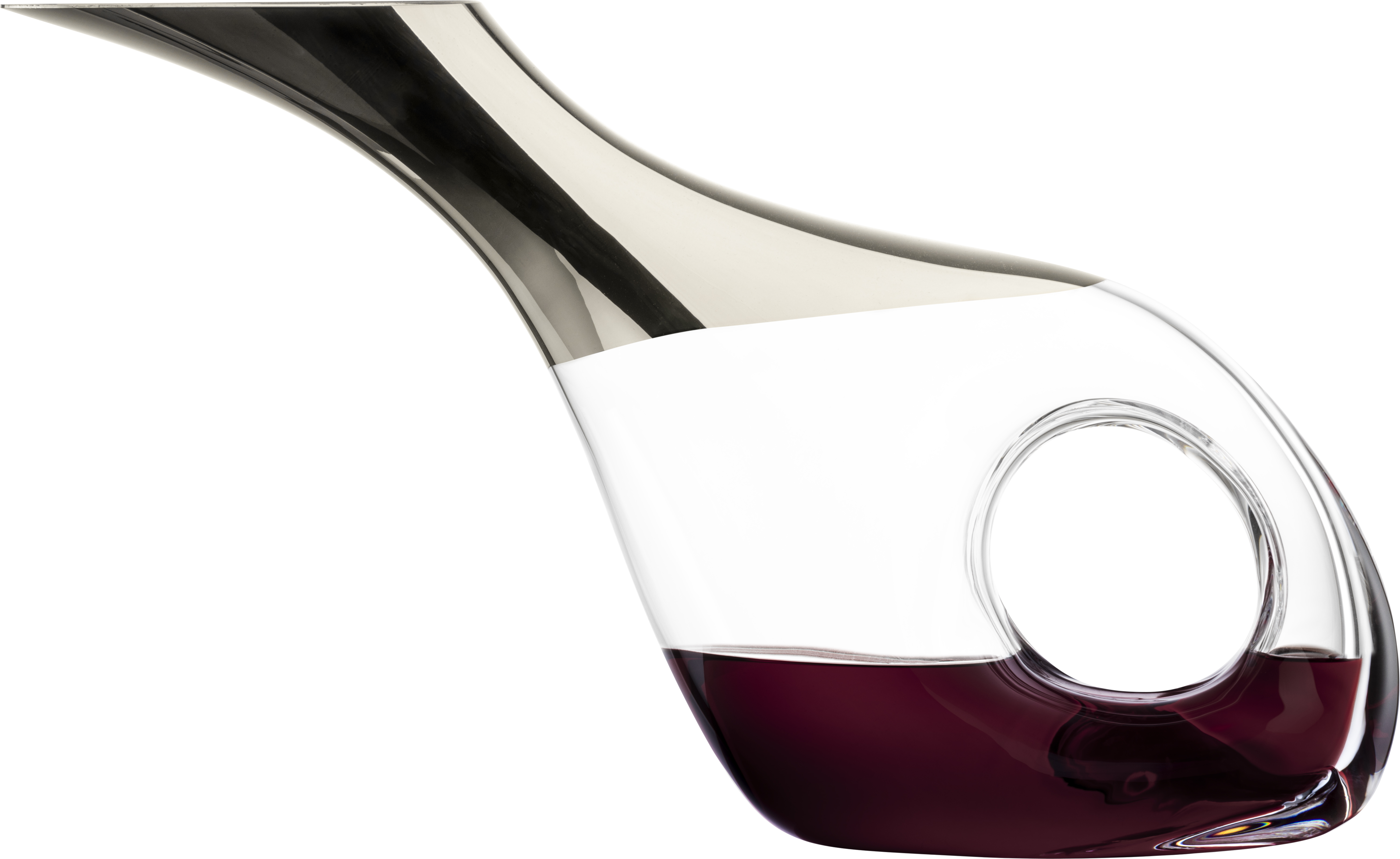 Dekanter CELEBRATION NO DROP platin im Geschenkkarton I EISCH
