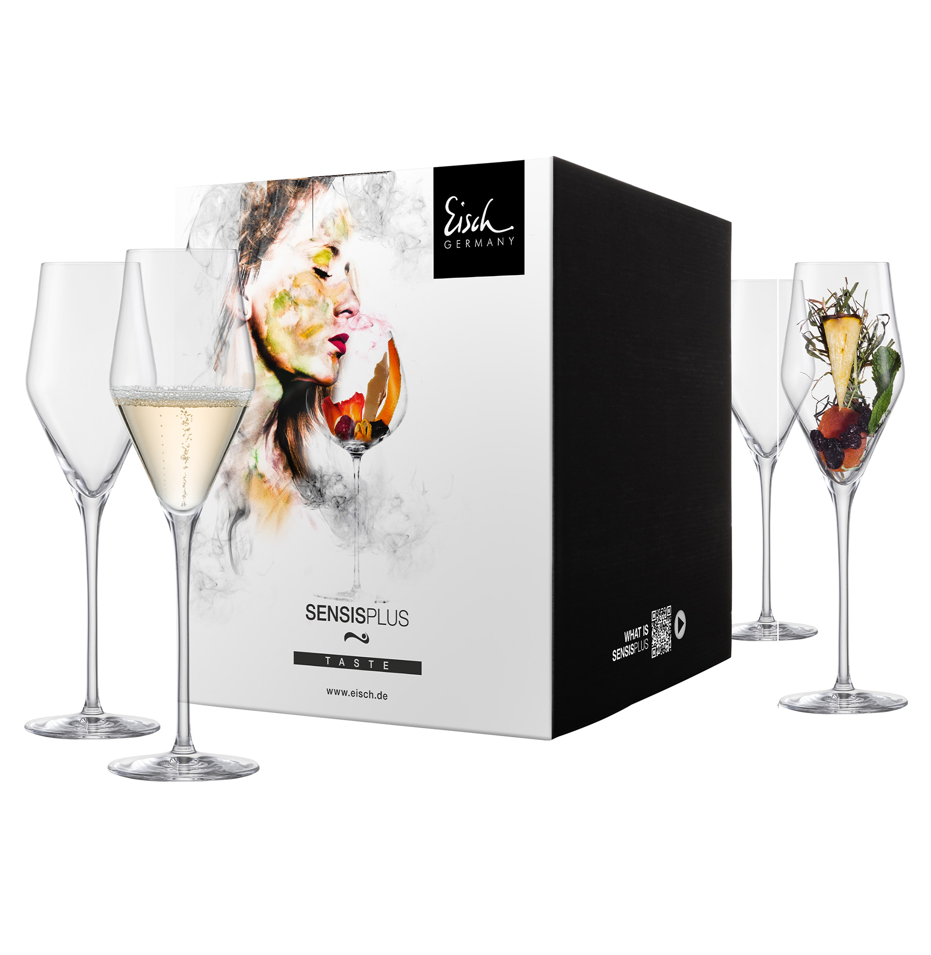 Set of 4 champagne glasses SKY SENSISPLUS