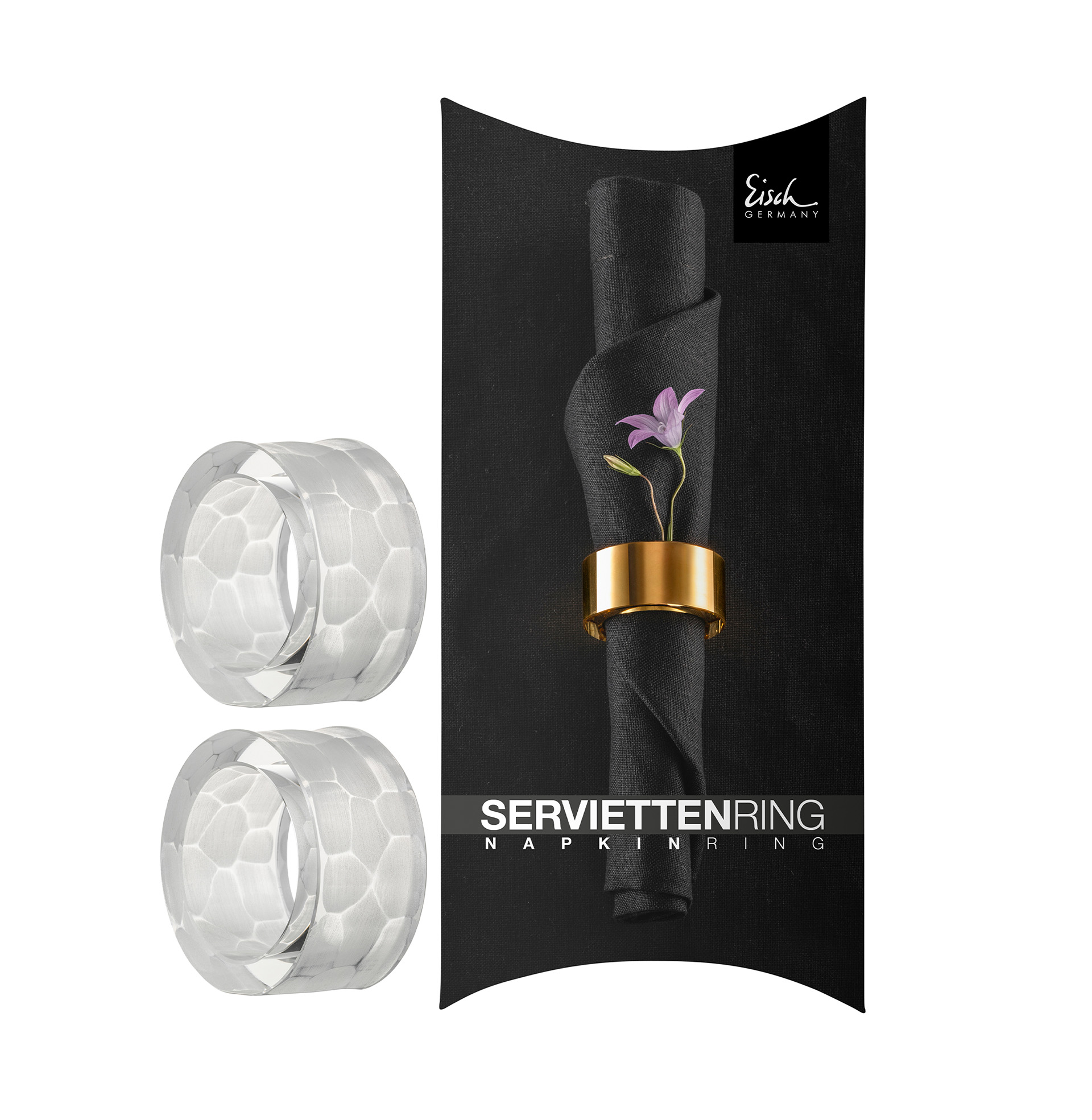 Set of 2 napkin rings HAMILTON