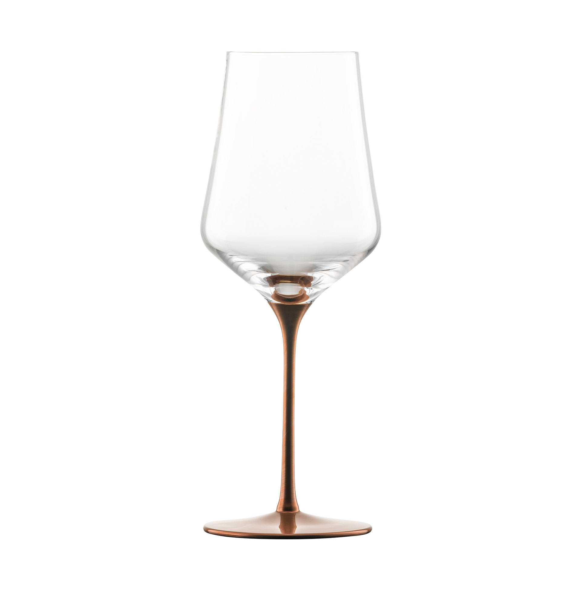 Red wine glasses copper KAYA
