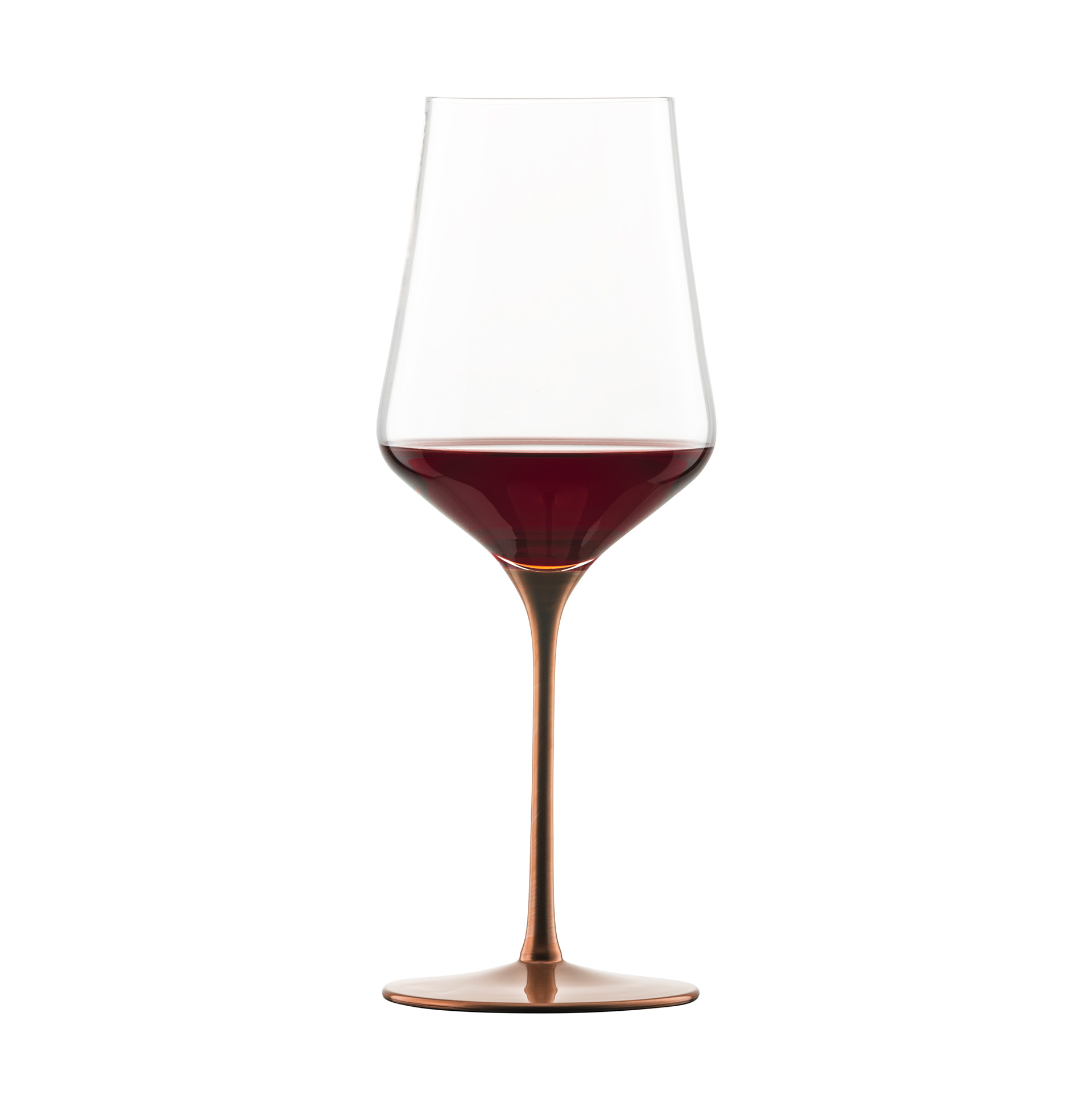 Red wine glasses copper KAYA