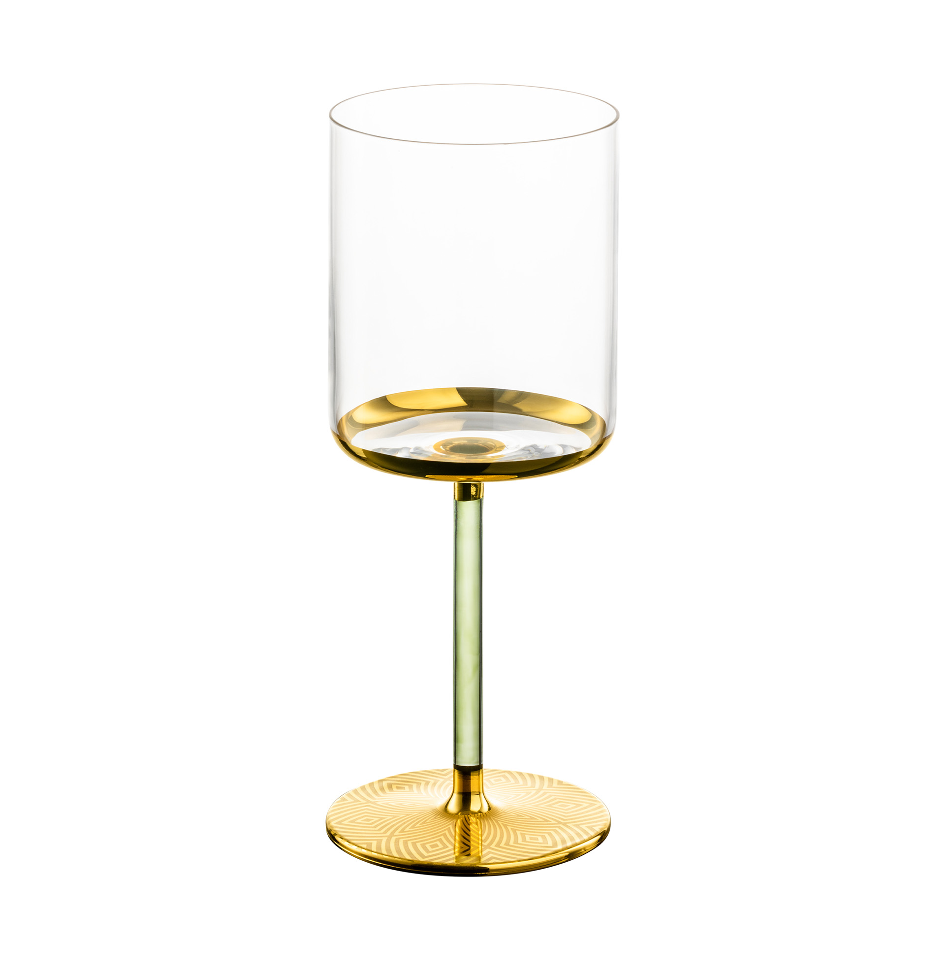 Weißweingläser gold ADELINE