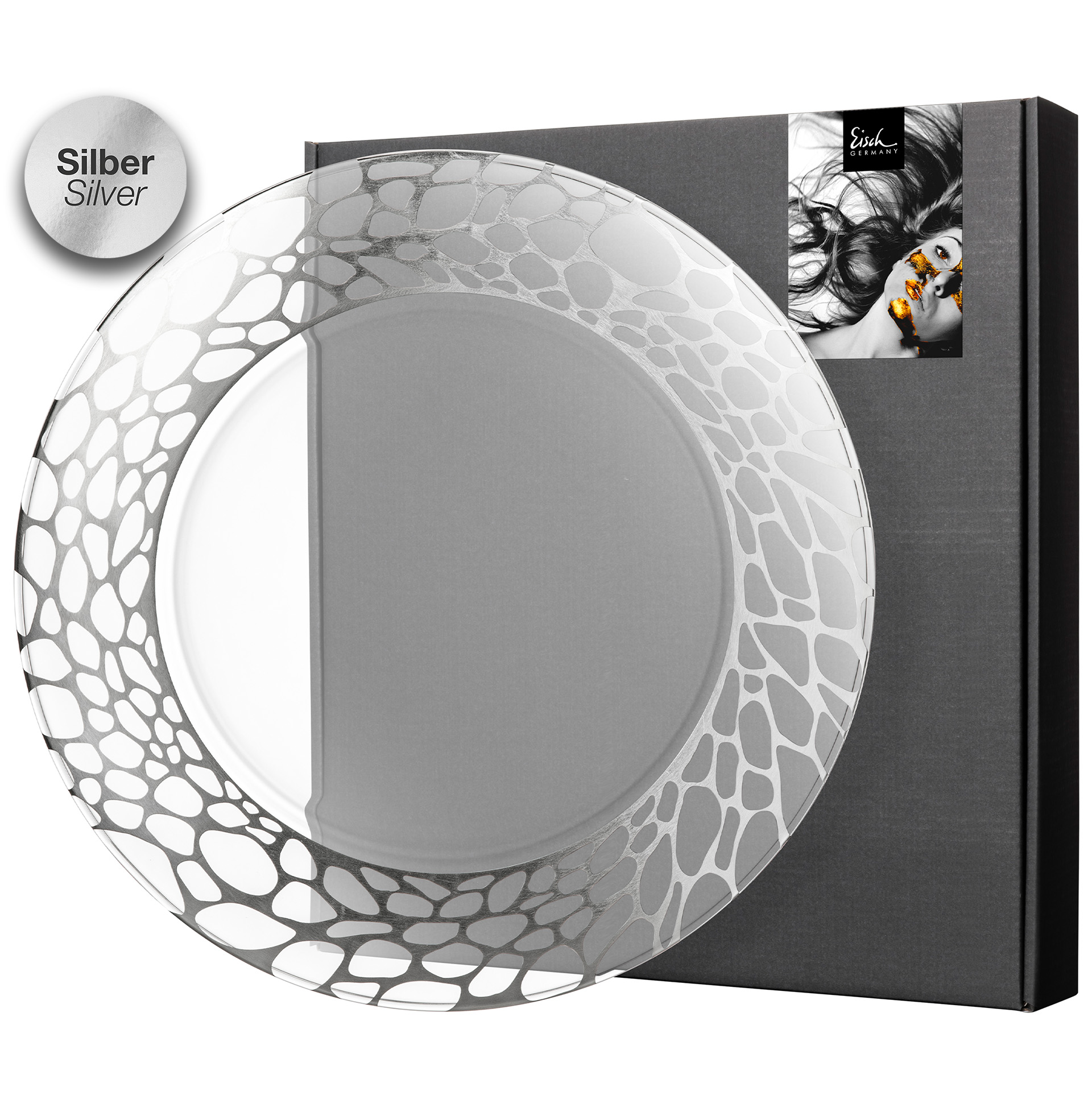 Plate silver Ø 320 mm NET