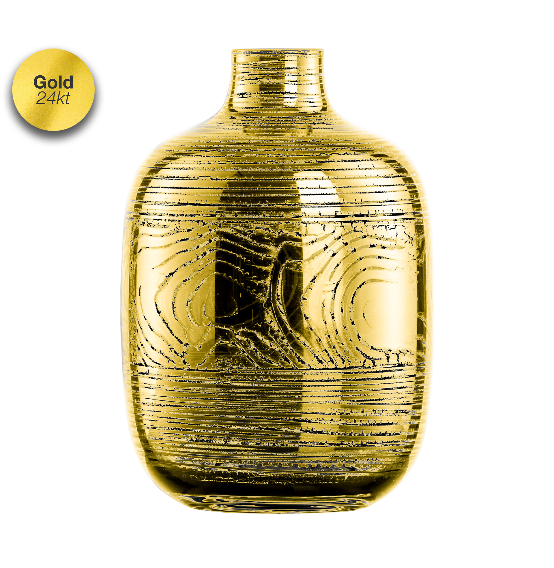Vase gold 130 mm GOLDLEAF