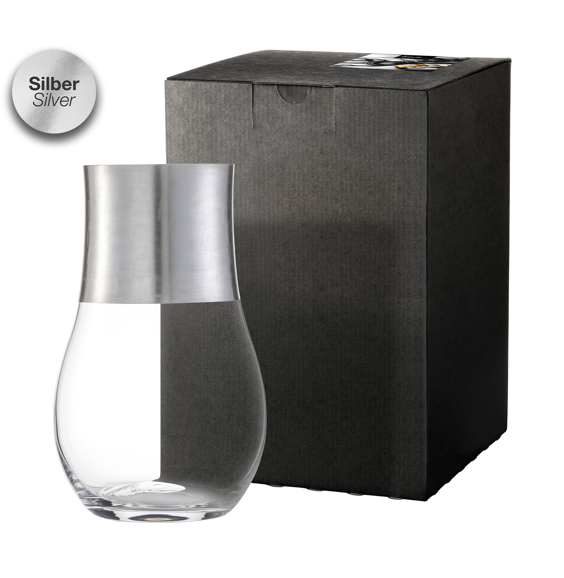 Windlicht silber Ø 102 mm PURO