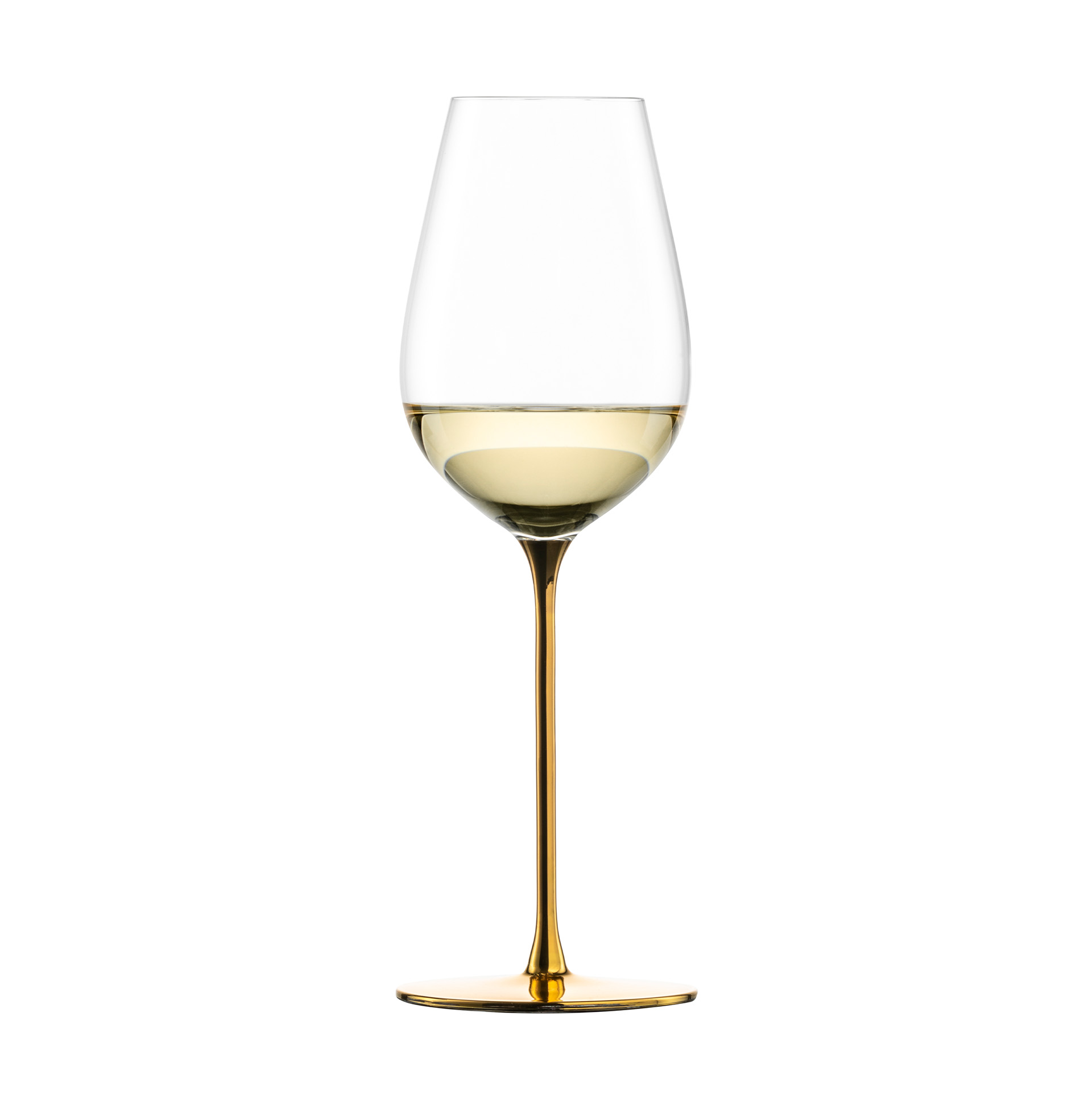 Allround wine glasses refreshing & light gold ESSENCA SENSISPLUS GOLD EDITION