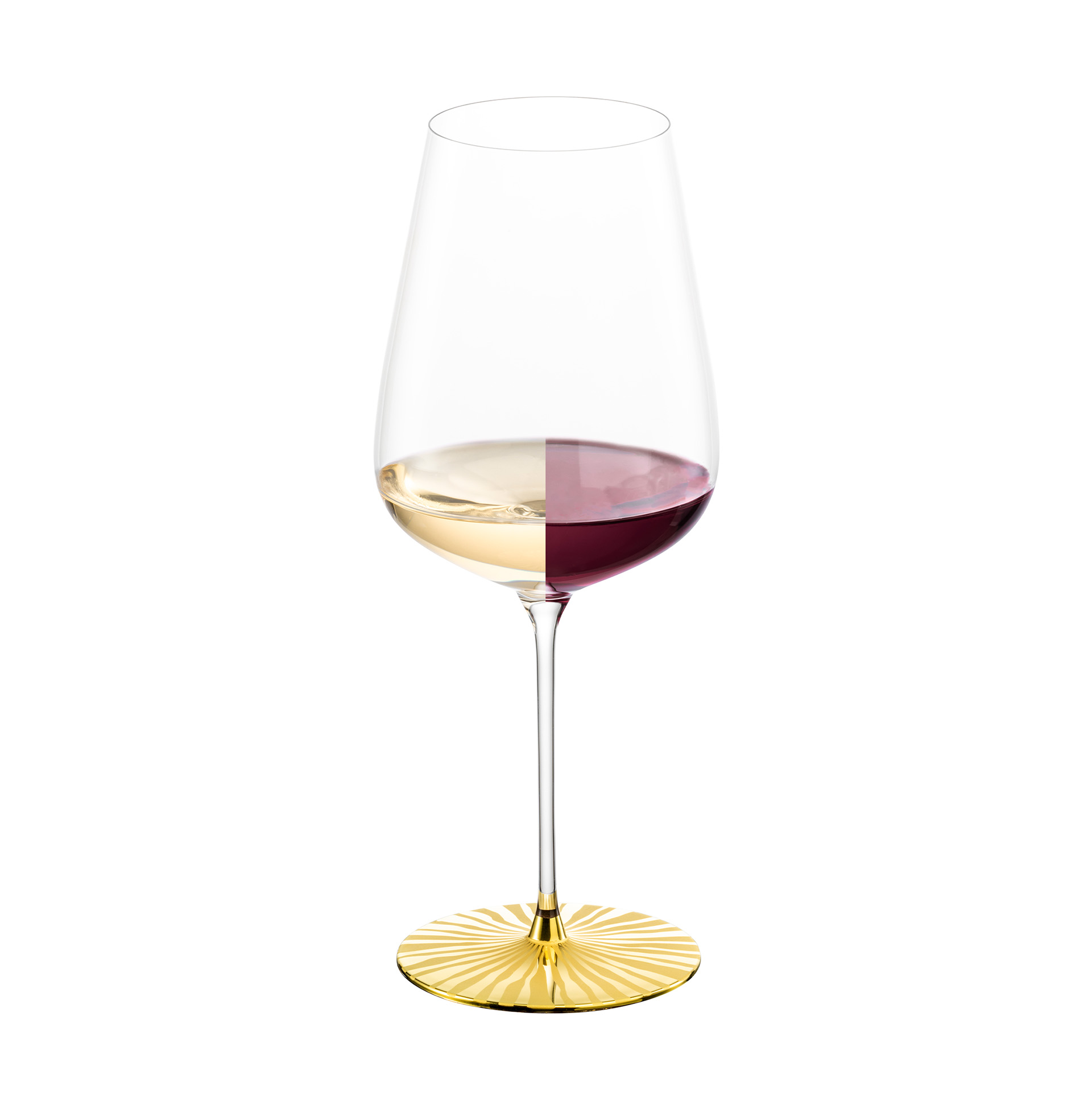 Allround wine glasses bold & rich gold ELIOR SENSISPLUS