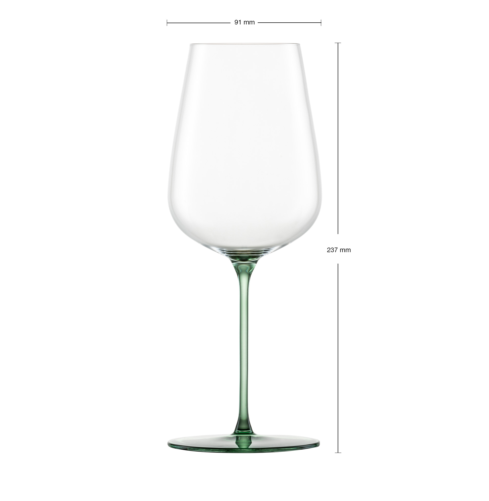 Allround wine glasses fruity & aromatic green INSPIRE SENSISPLUS
