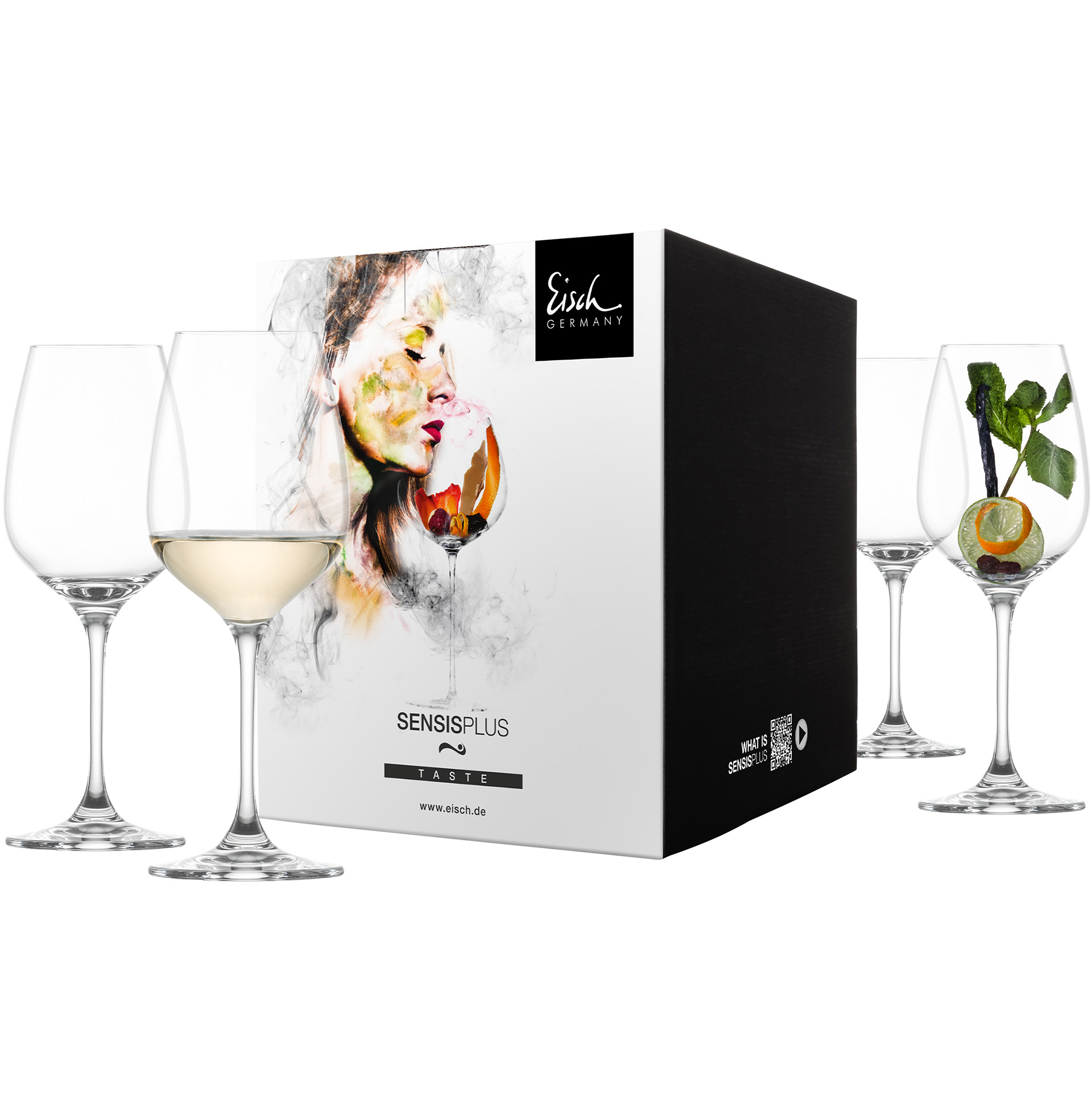 Set of 4 white wine glasses SUPERIOR SENSISPLUS