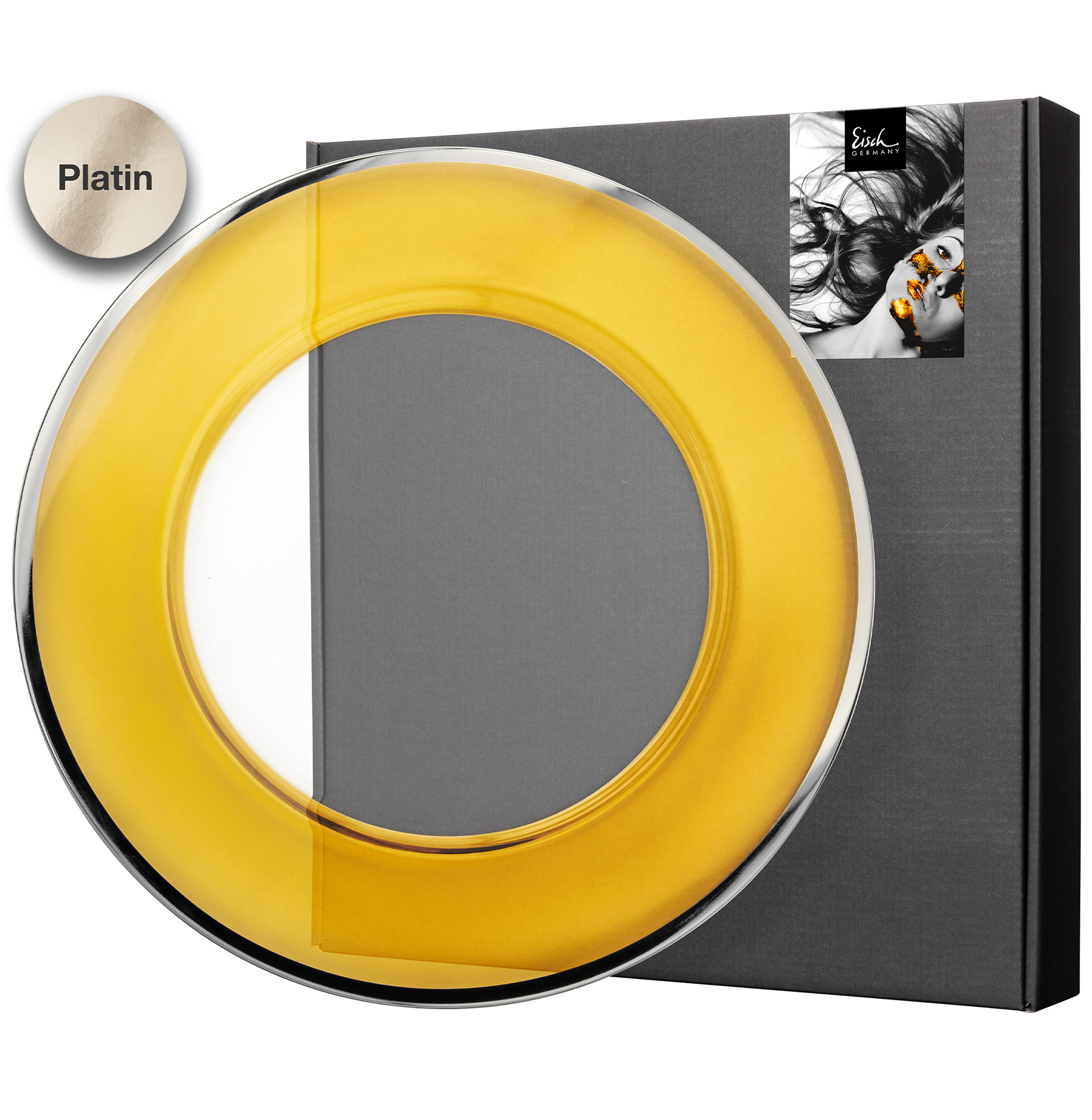 Teller amber/platin Ø 320 mm LIV