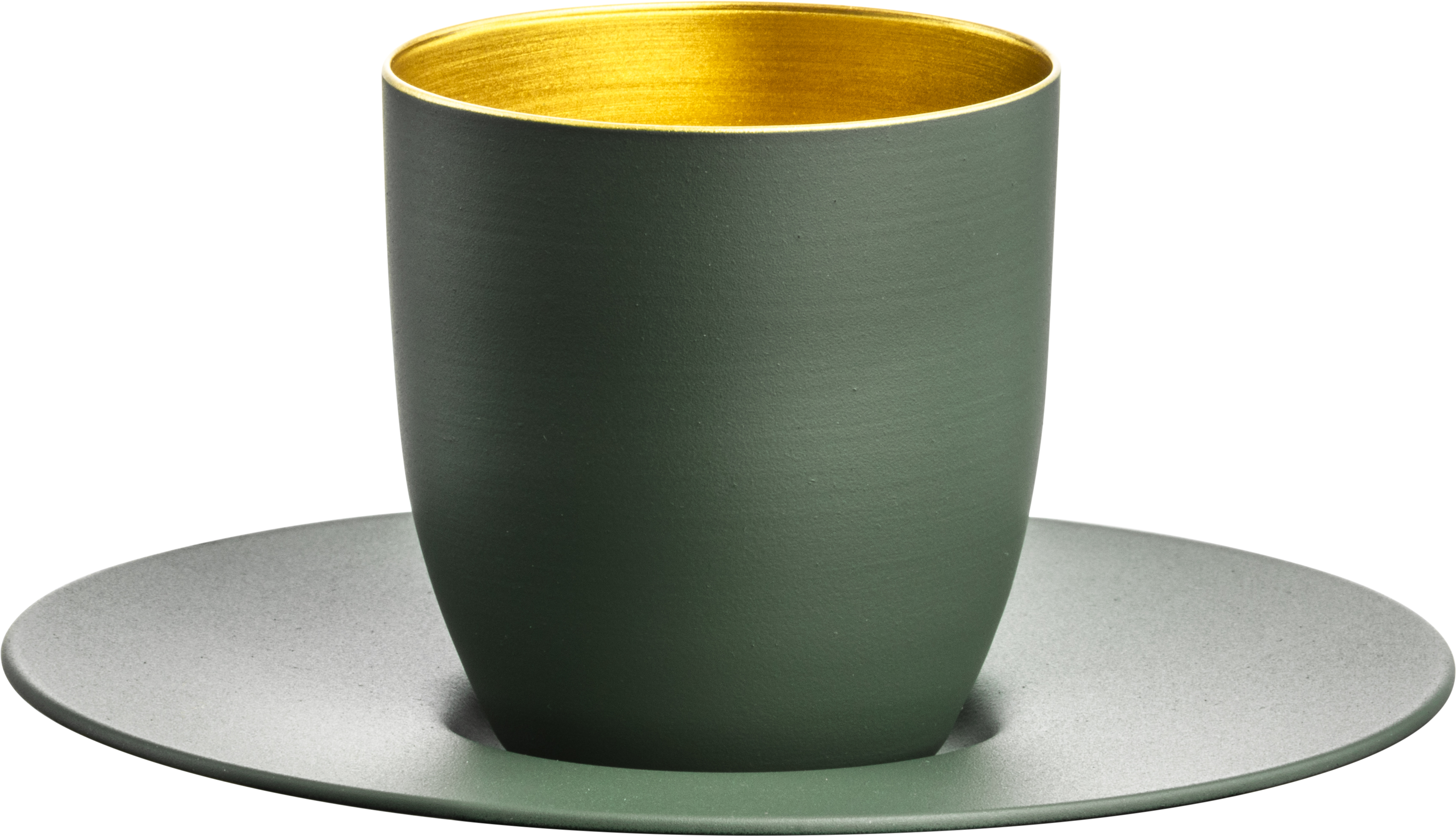 Espresso-Set grün/gold COSMO COLLECT