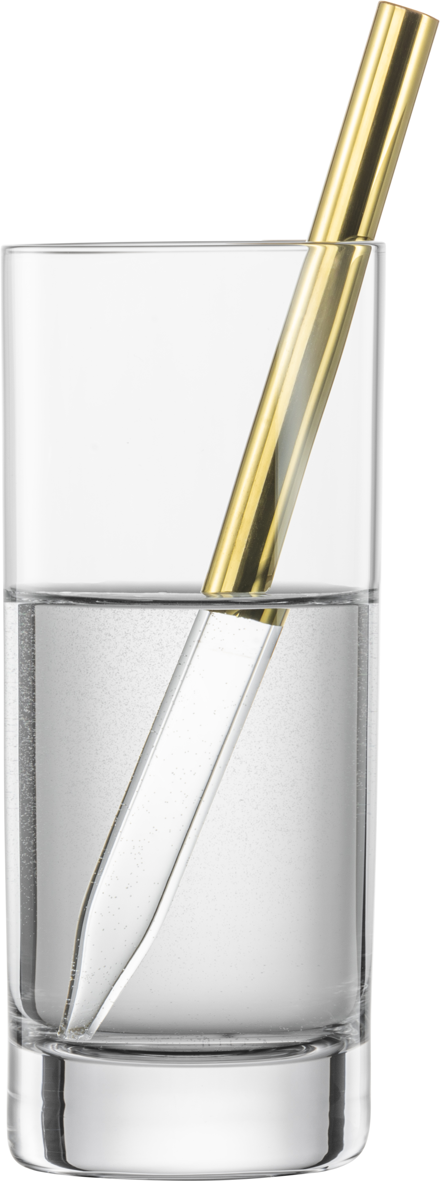 2-teiliges Set Whisky- / Rum-Pipette gold mit Glas GENTLEMAN