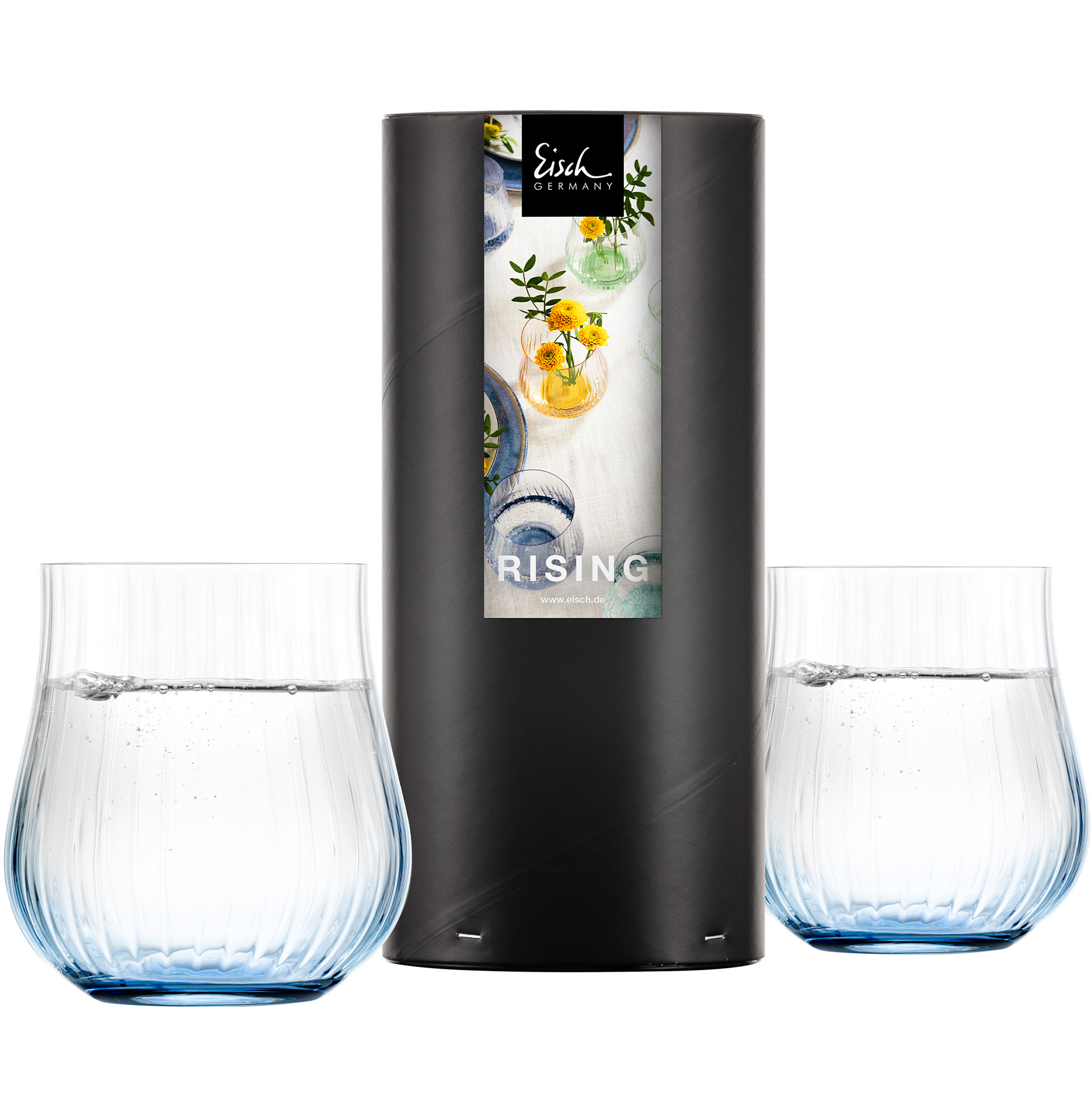 2er Set Allroundbecher blau RISING