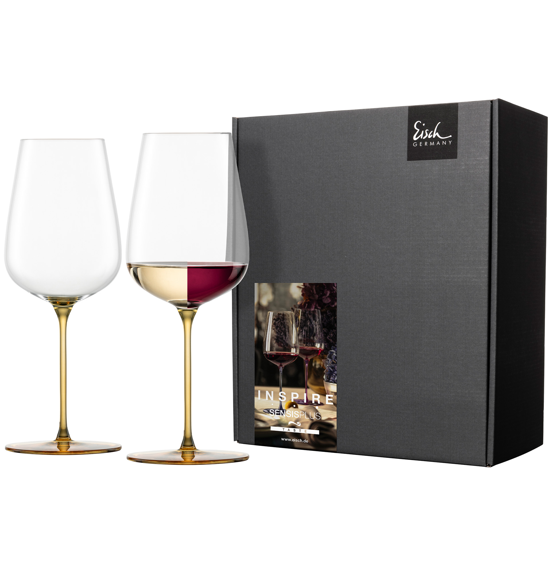 Set of 2 allround wine glasses fruity & aromatic amber INSPIRE SENSISPLUS