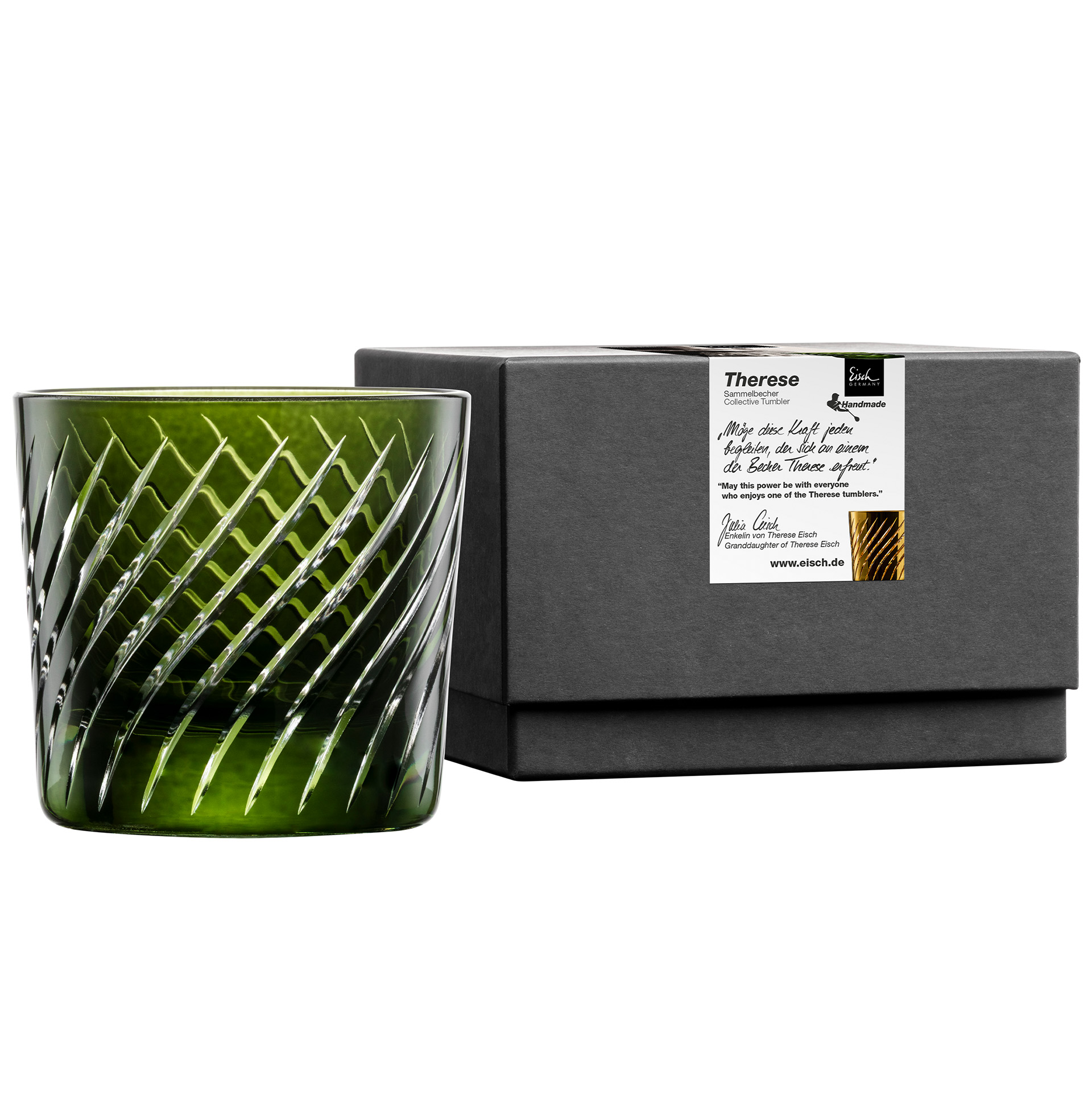 Becher Dark Green Lines THERESE | EISCH