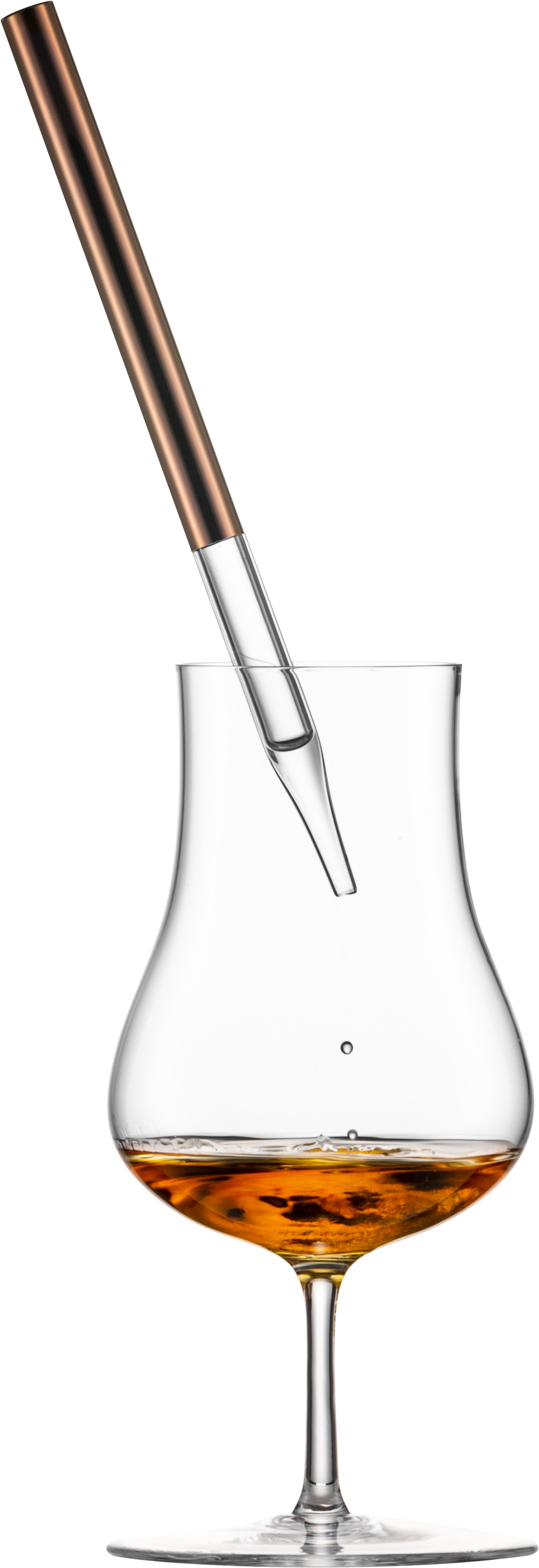 Whisky / rum pipette copper GENTLEMAN