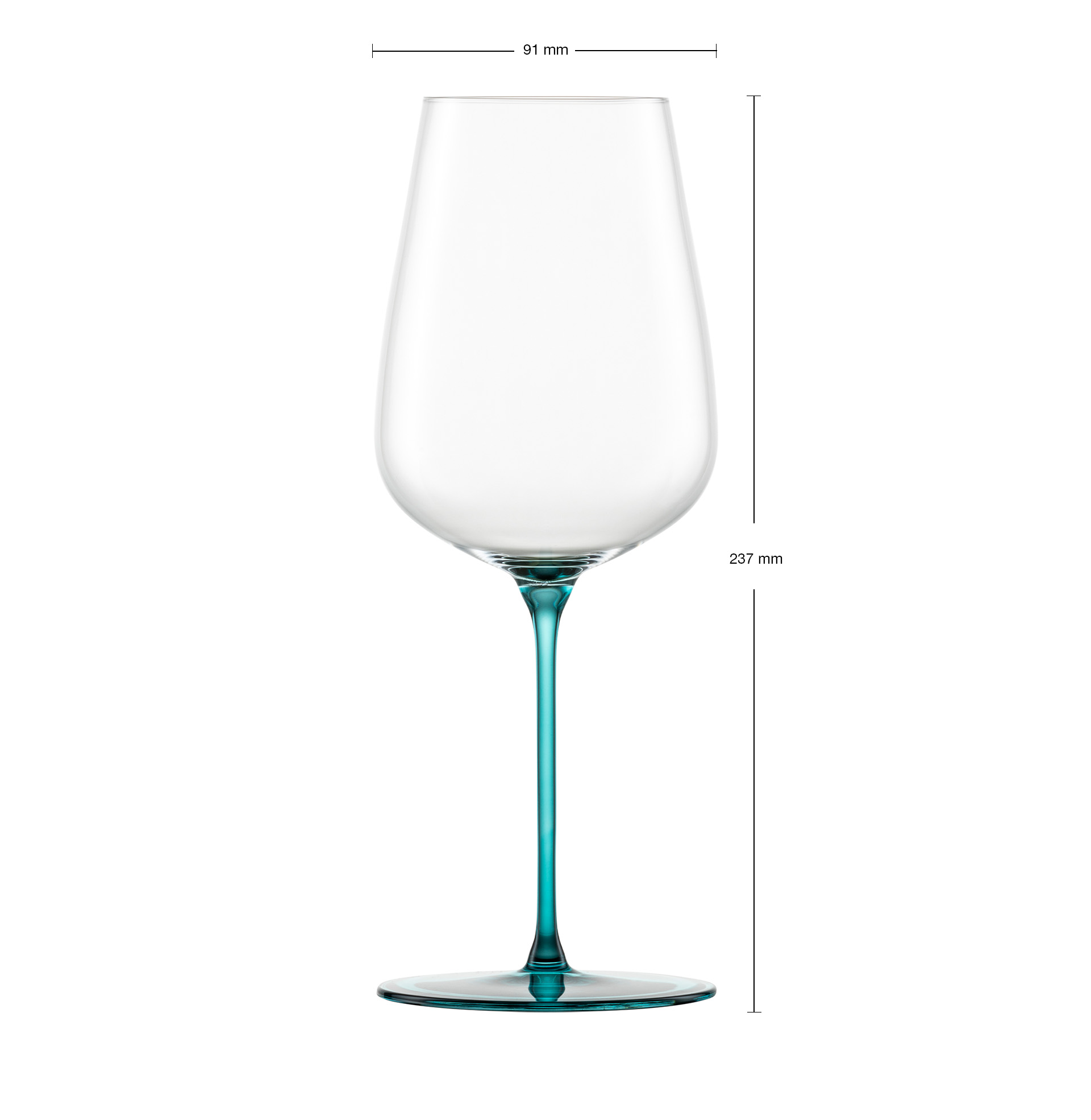 Allround wine glasses fruity & aromatic aqua INSPIRE SENSISPLUS