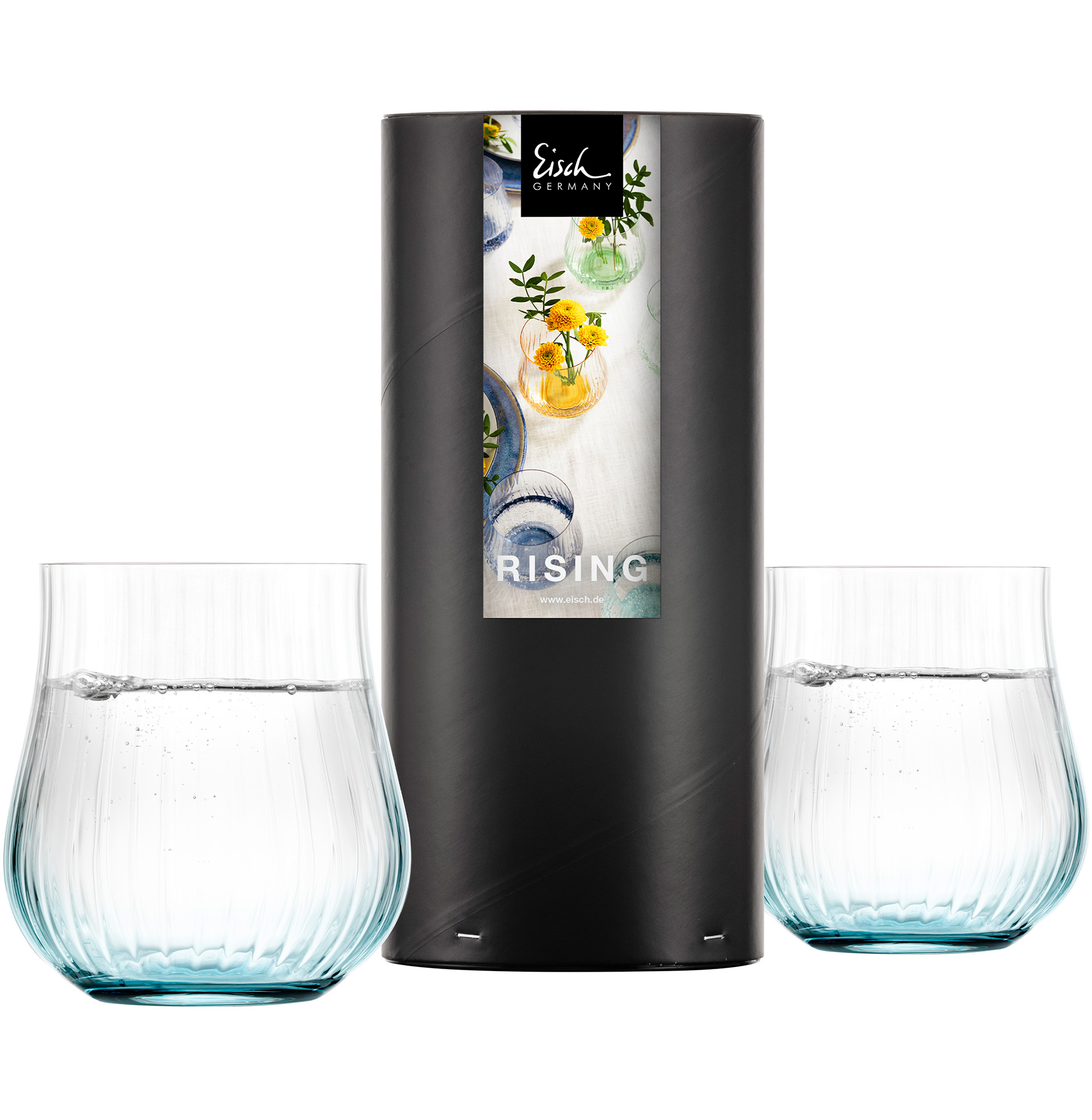Set of 2 allround tumblers aqua RISING