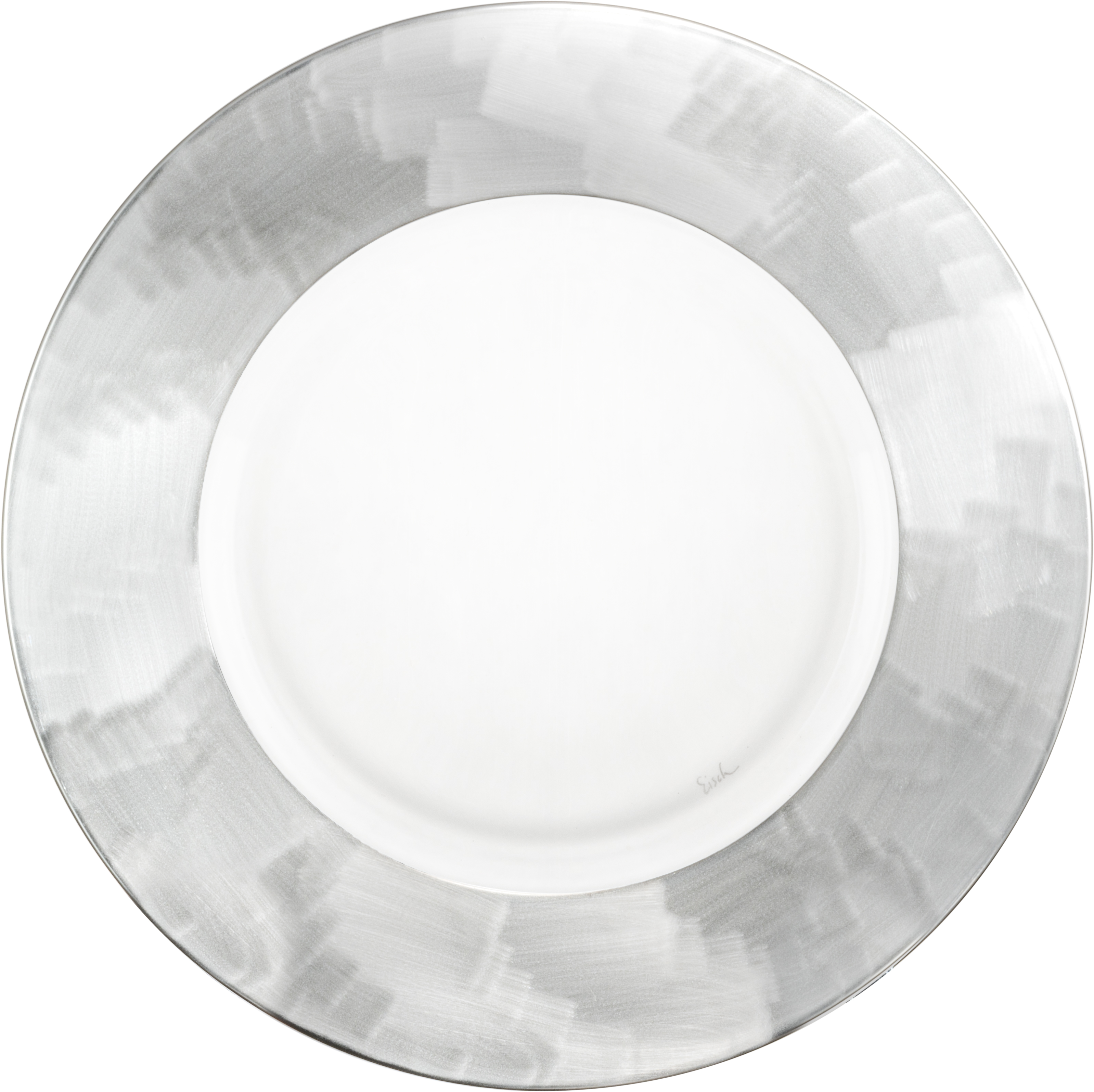 Plate silver Ø 320 mm PURO