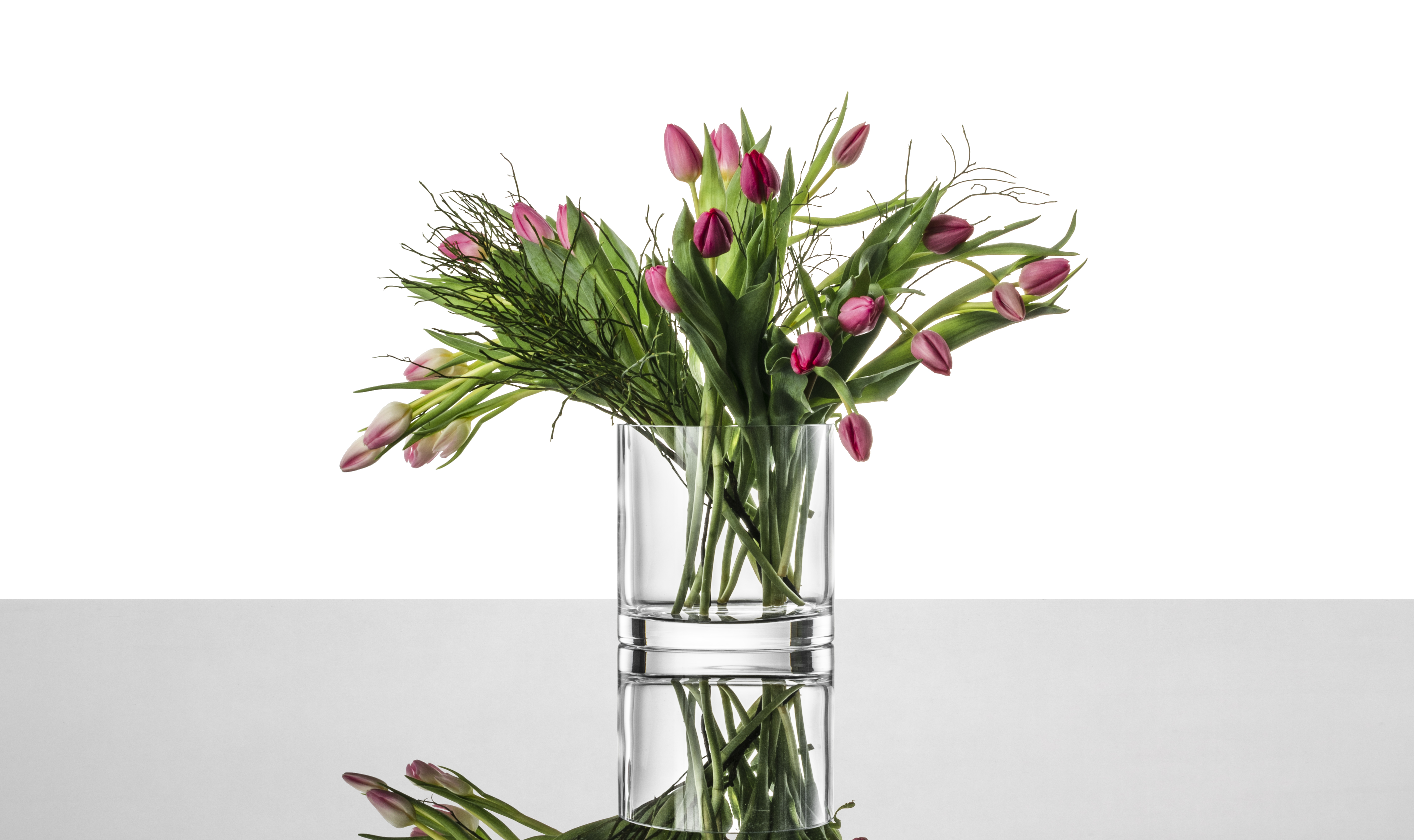 One vase with a bouquet