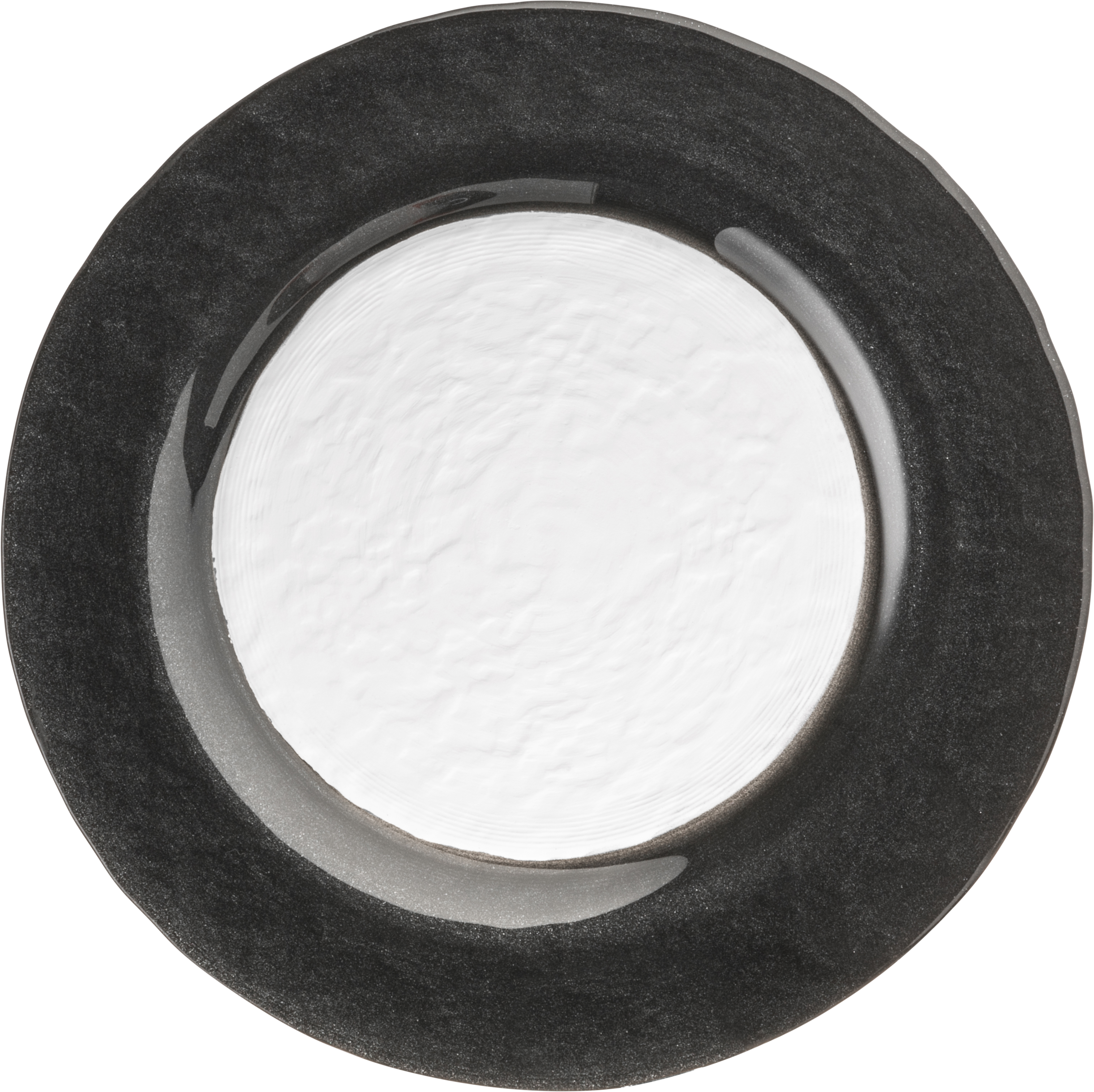 Plate black Ø 280 mm KAYA