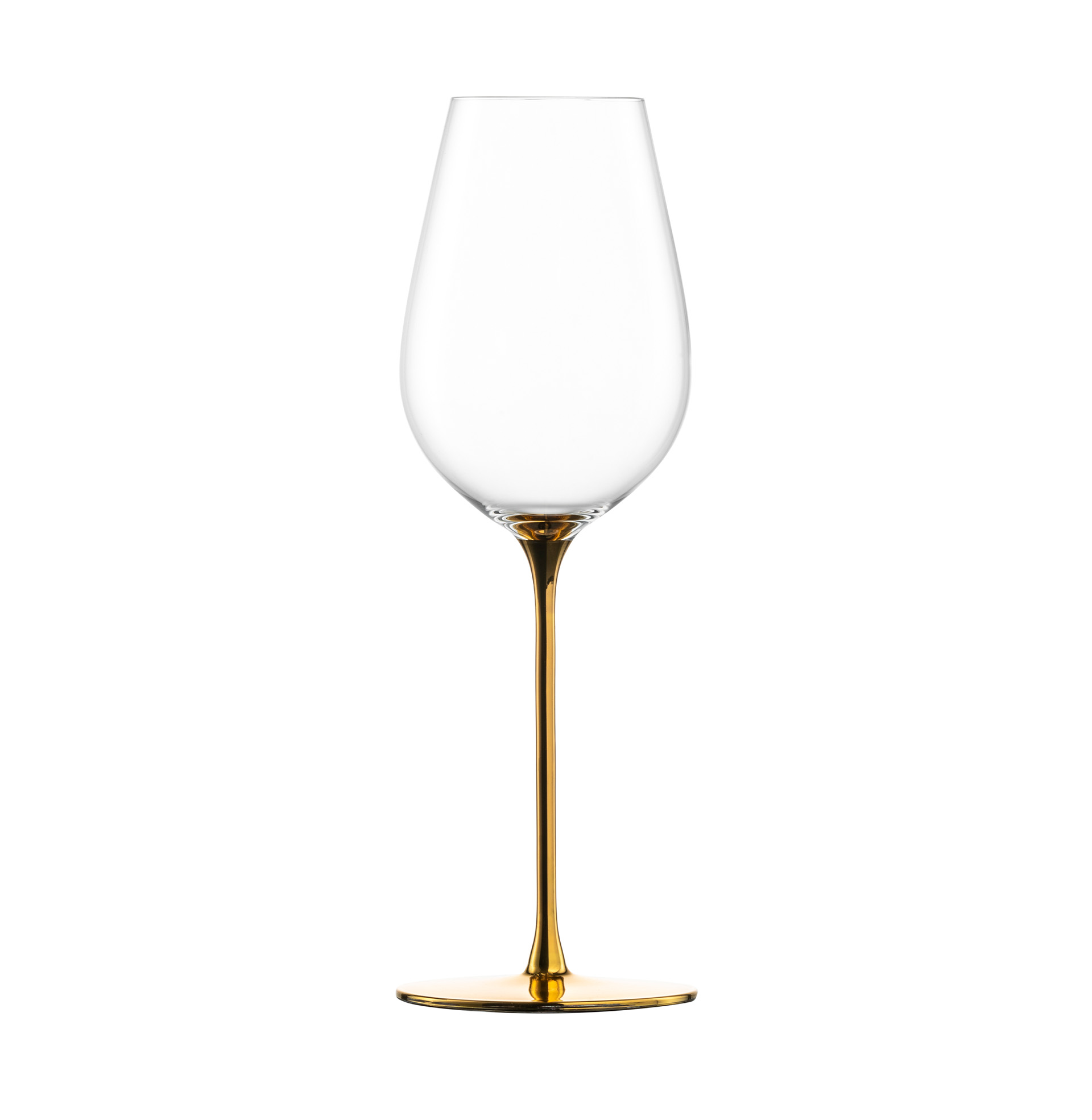 Allround wine glasses refreshing & light gold ESSENCA SENSISPLUS GOLD EDITION