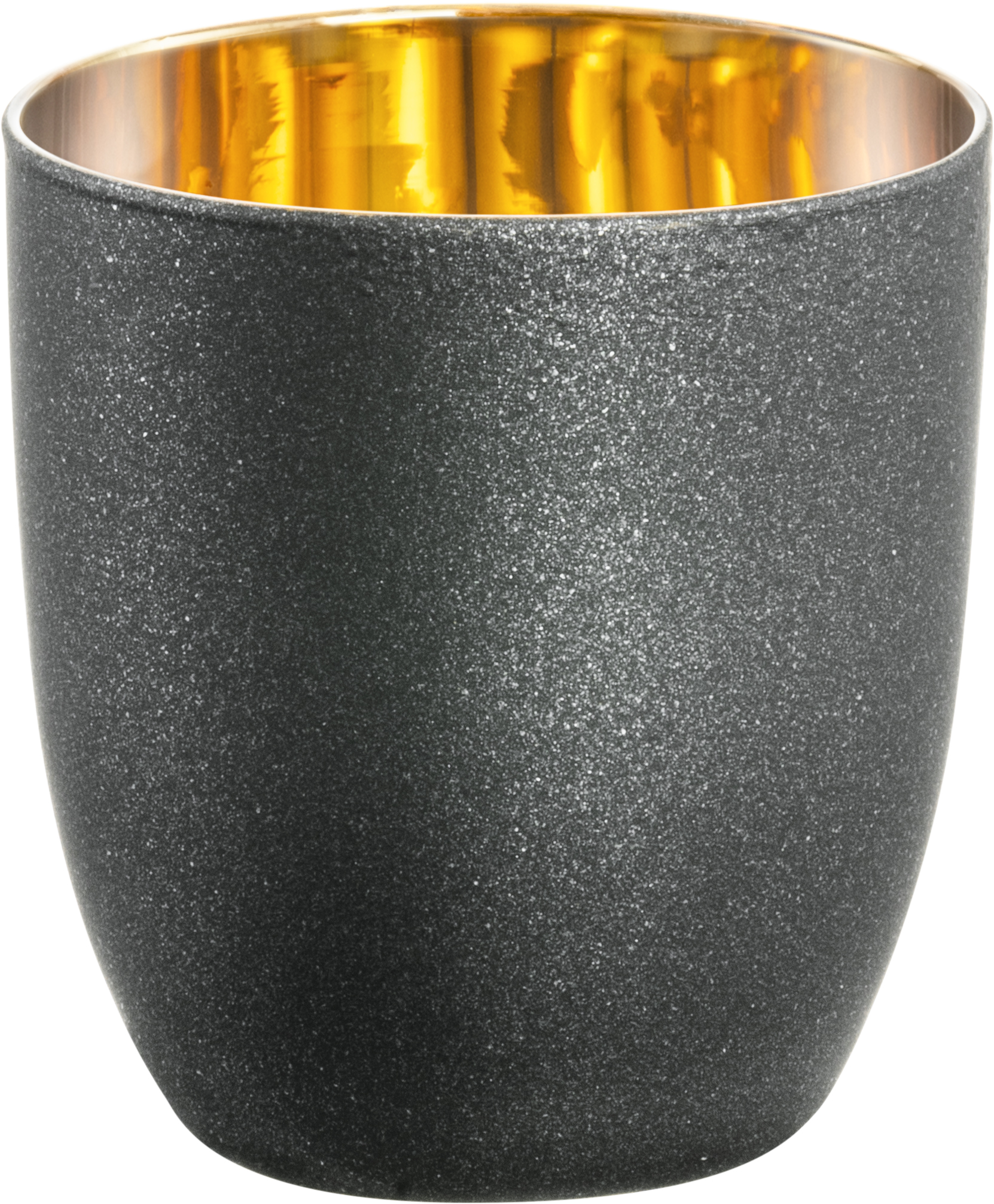 Espressoglas gold/schwarz COSMO COLLECT