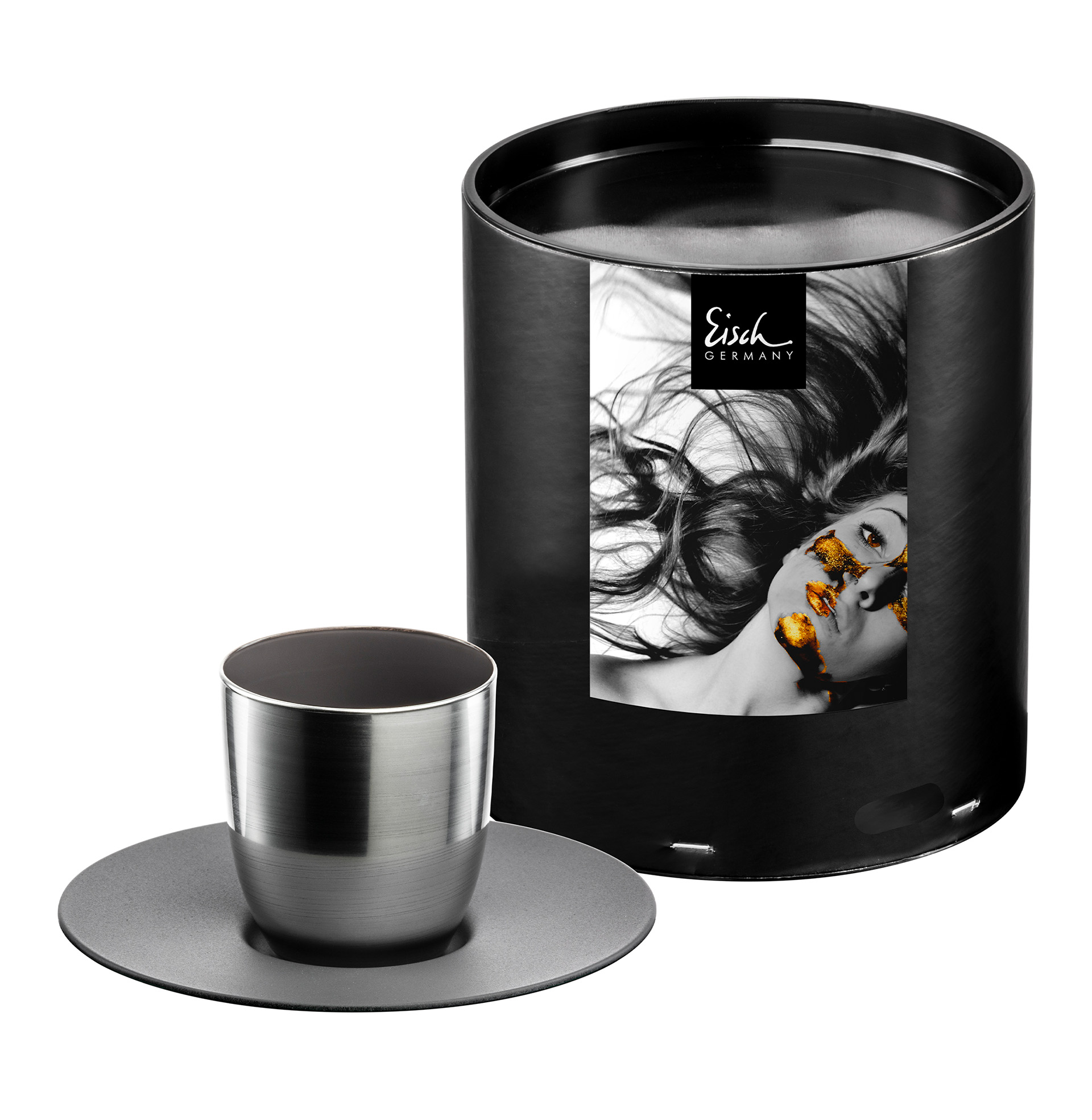 Espresso-Set silber/mokka COSMO COLLECT