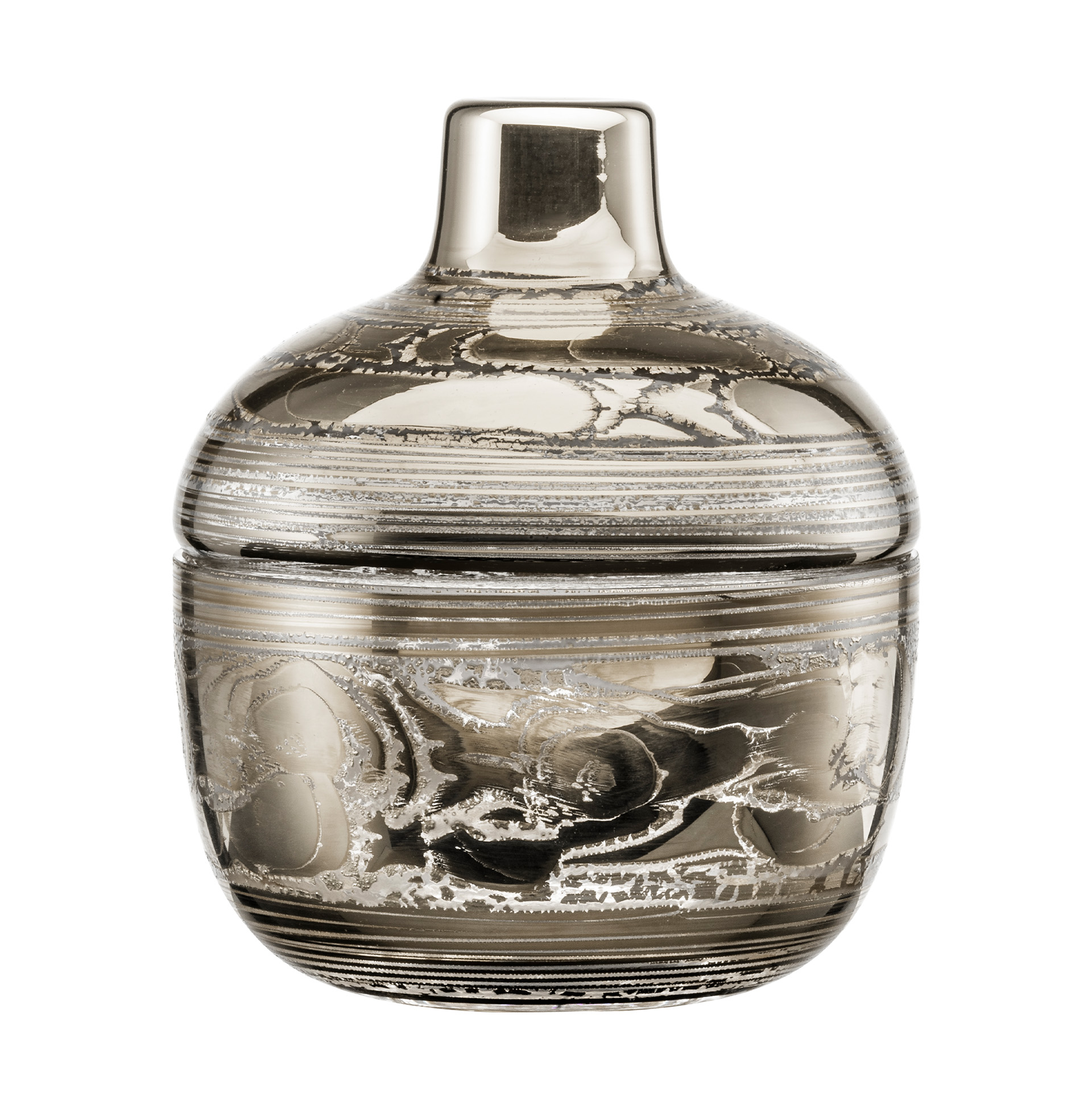 Candy box platinum Ø 140 mm GOLDLEAF