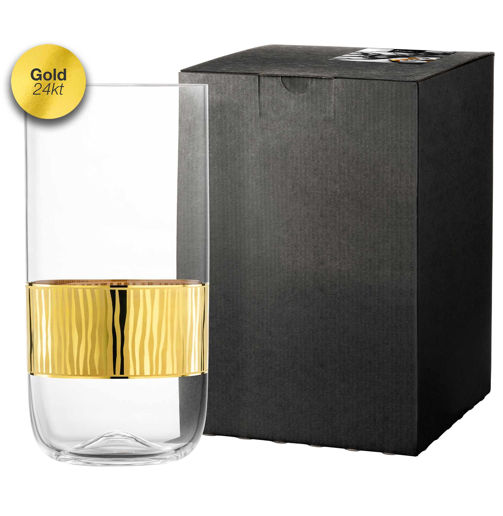 Vase gold Ø 125 mm ELIOR