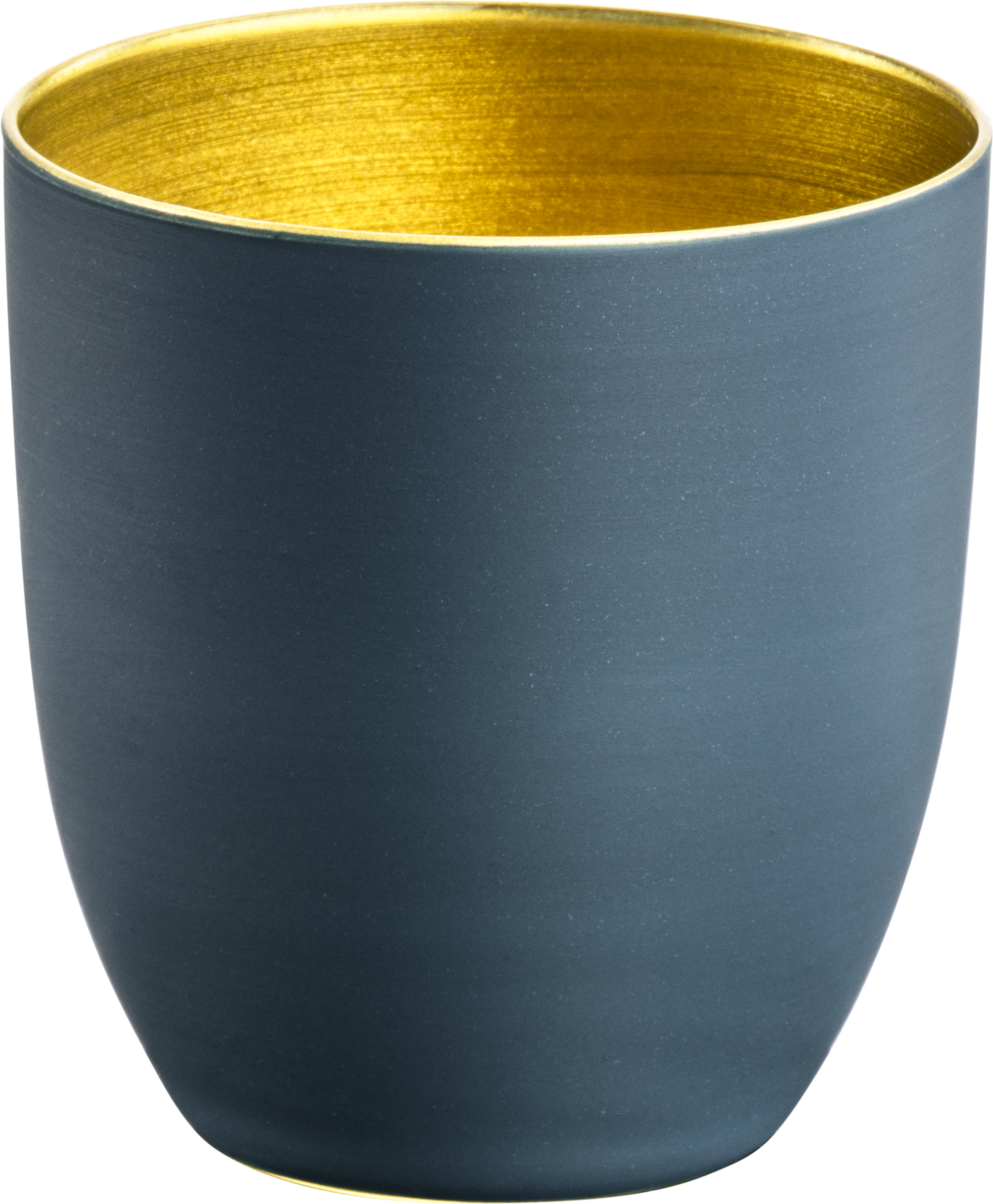 Espressoglas gold/petrol COSMO COLLECT