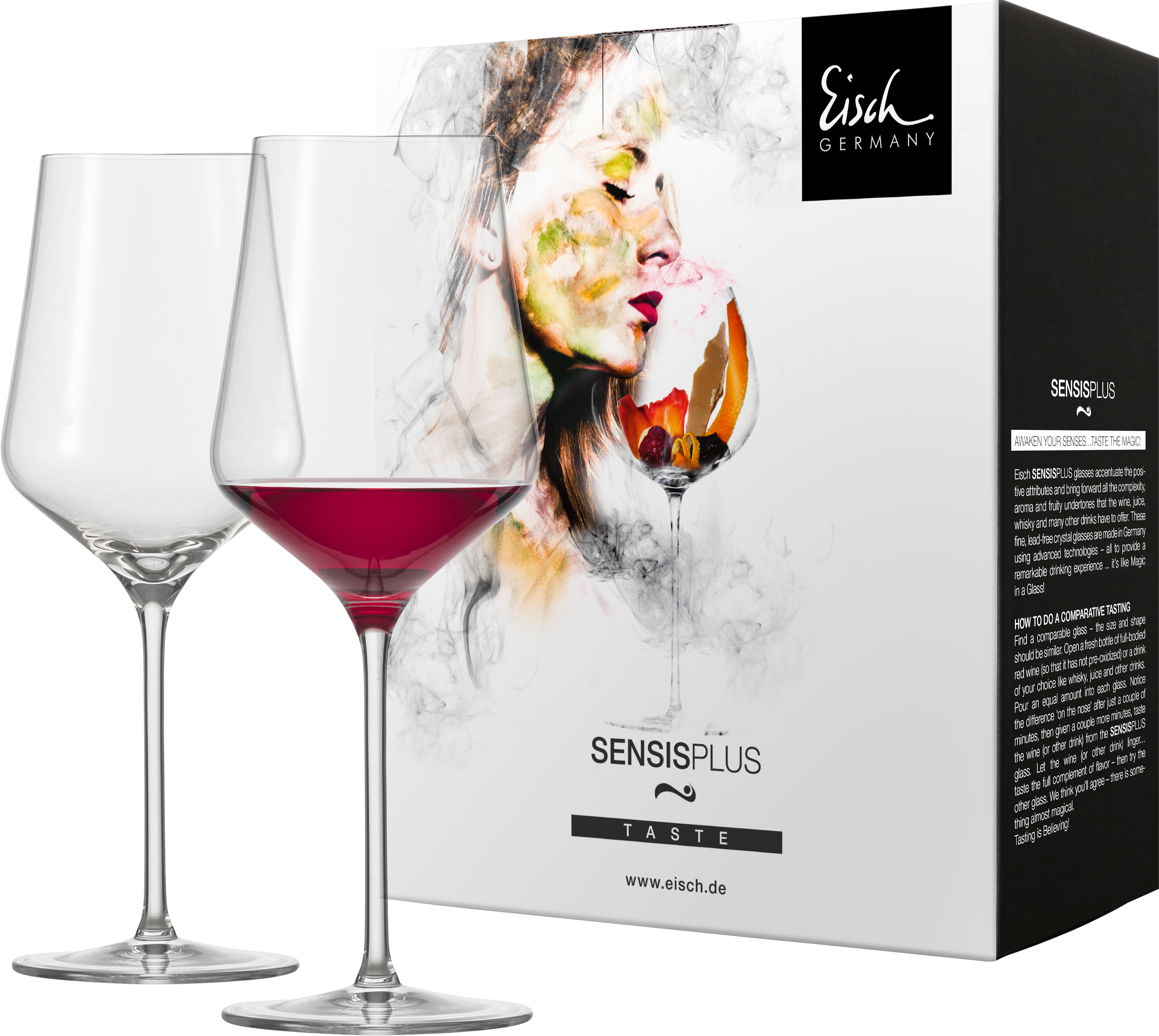 Set of 2 red wine glasses SKY SENSISPLUS