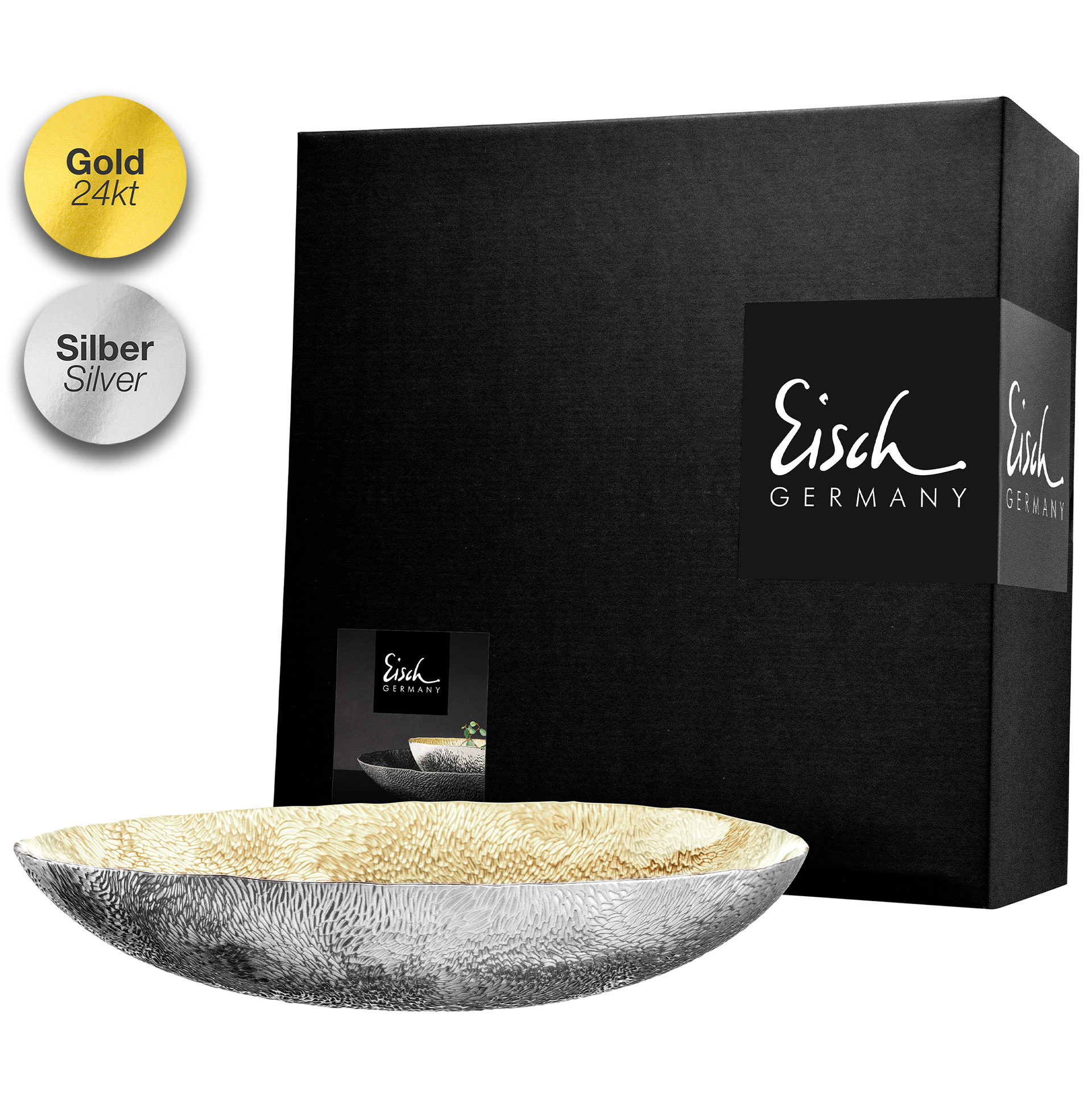 Schale gold/silber Ø 300 mm SEN