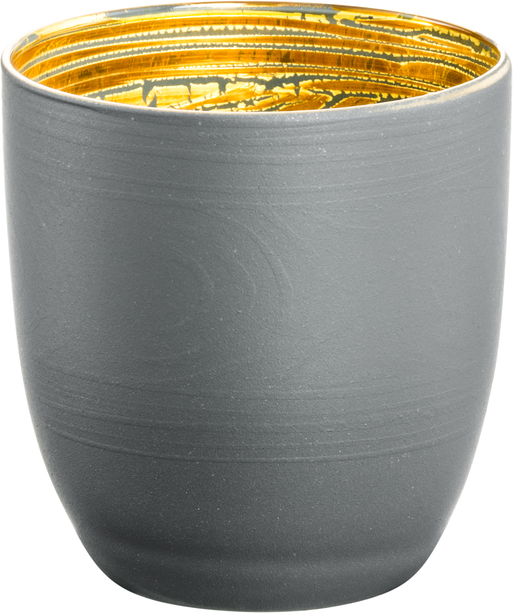 Espressoglas gold/grau COSMO COLLECT