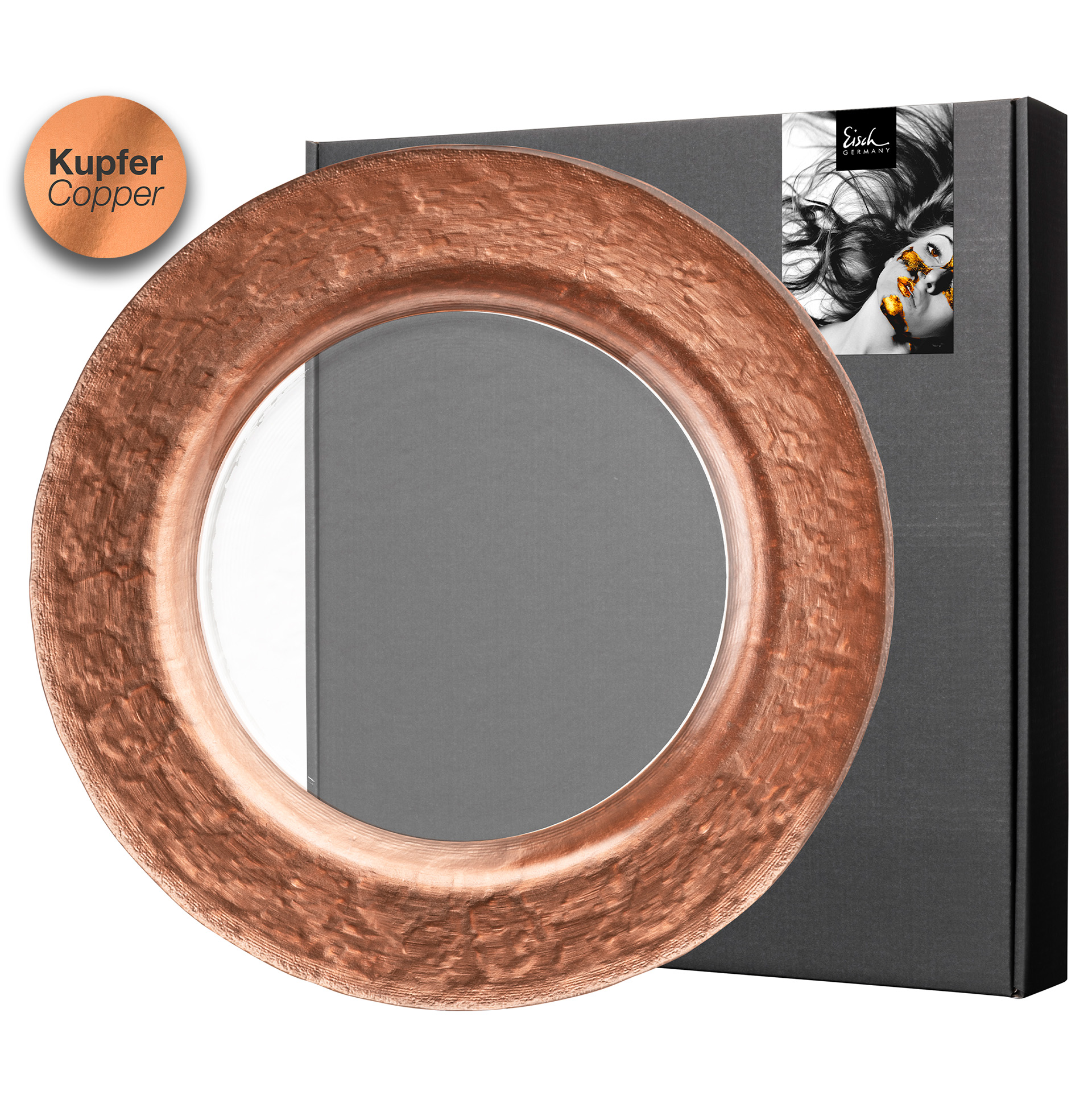 Underplate copper Ø 340 mm KAYA