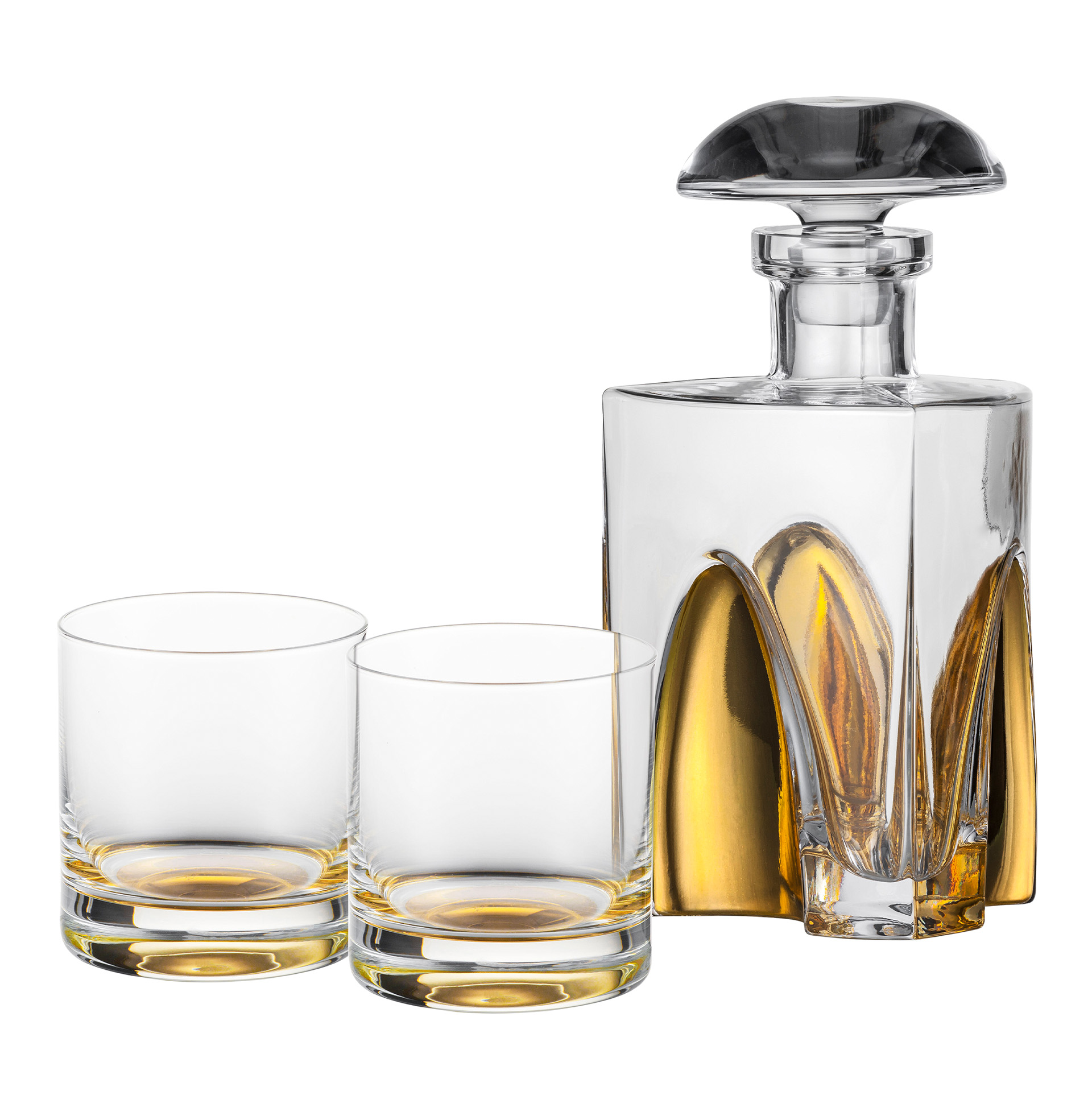 Whisky Set gold No Drop Effekt GENTLEMAN